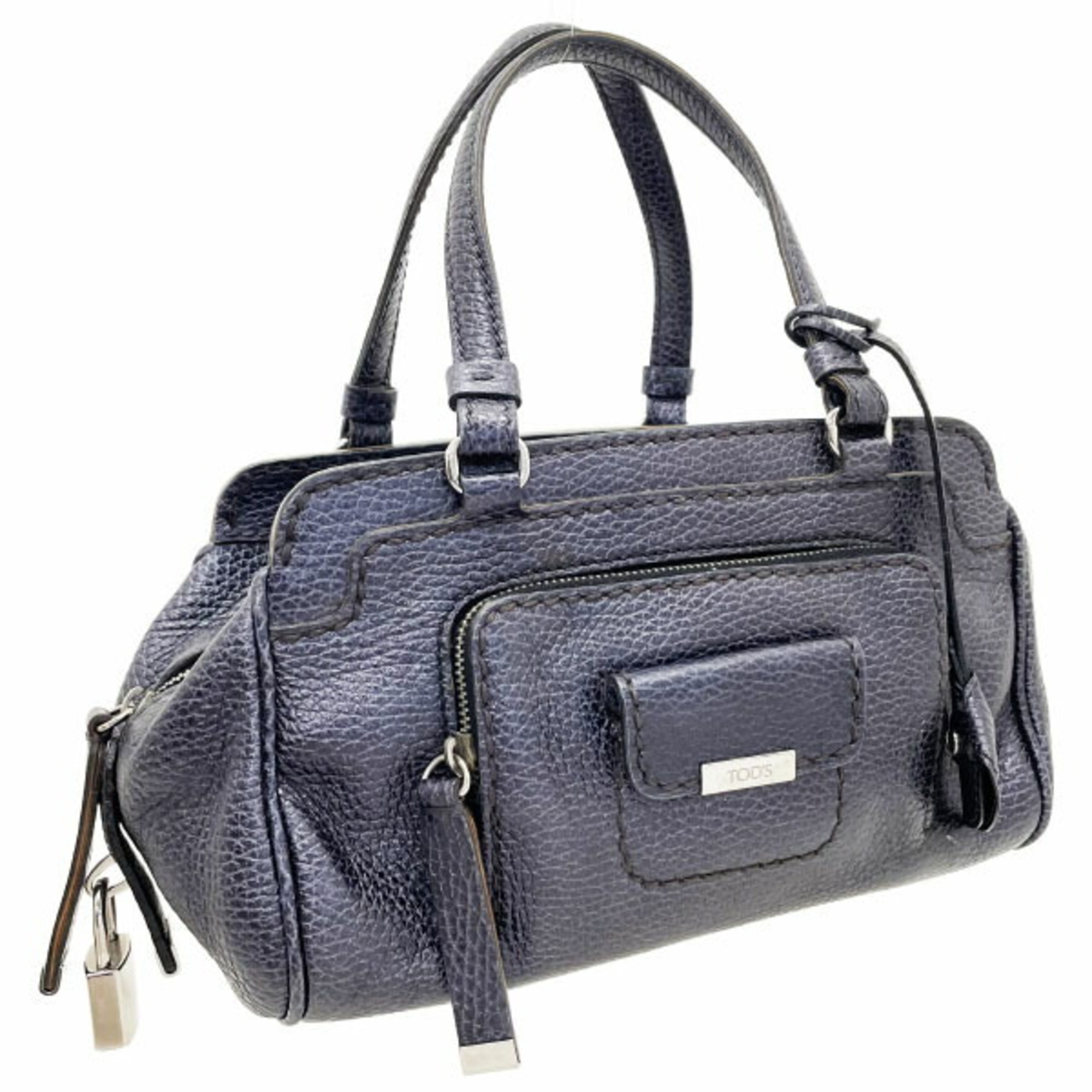 Tod’s Handbag Leather Purple Navy TOD’S Tote Bag Women’s YWYN-13641