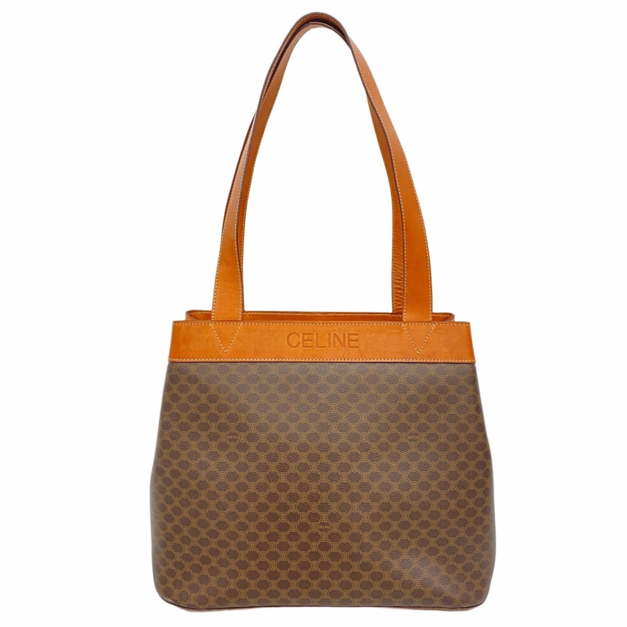 Celine tote bag, Macadam, brown, for women