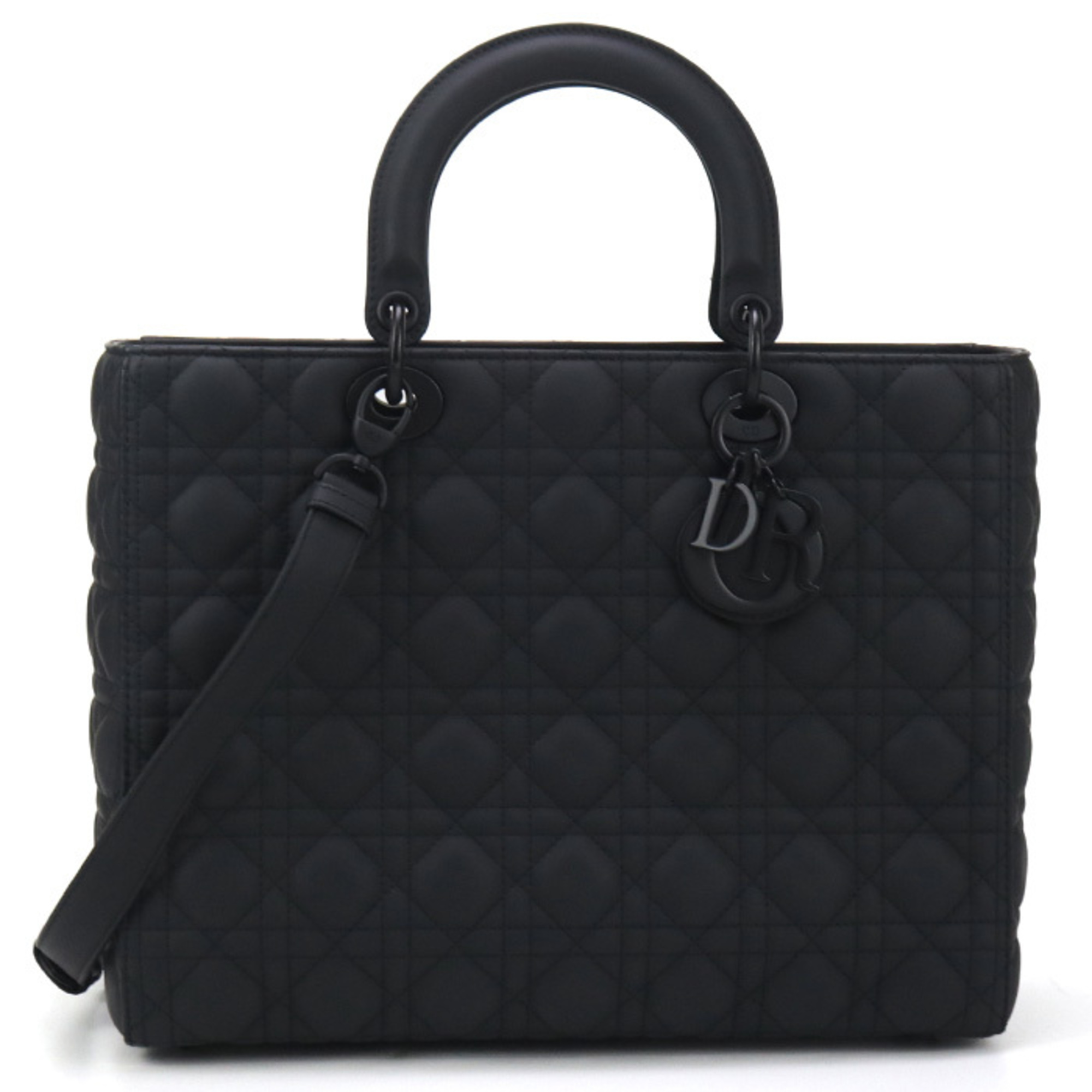 Christian Dior DIOR Lady Dior Large Tote Bag in Black