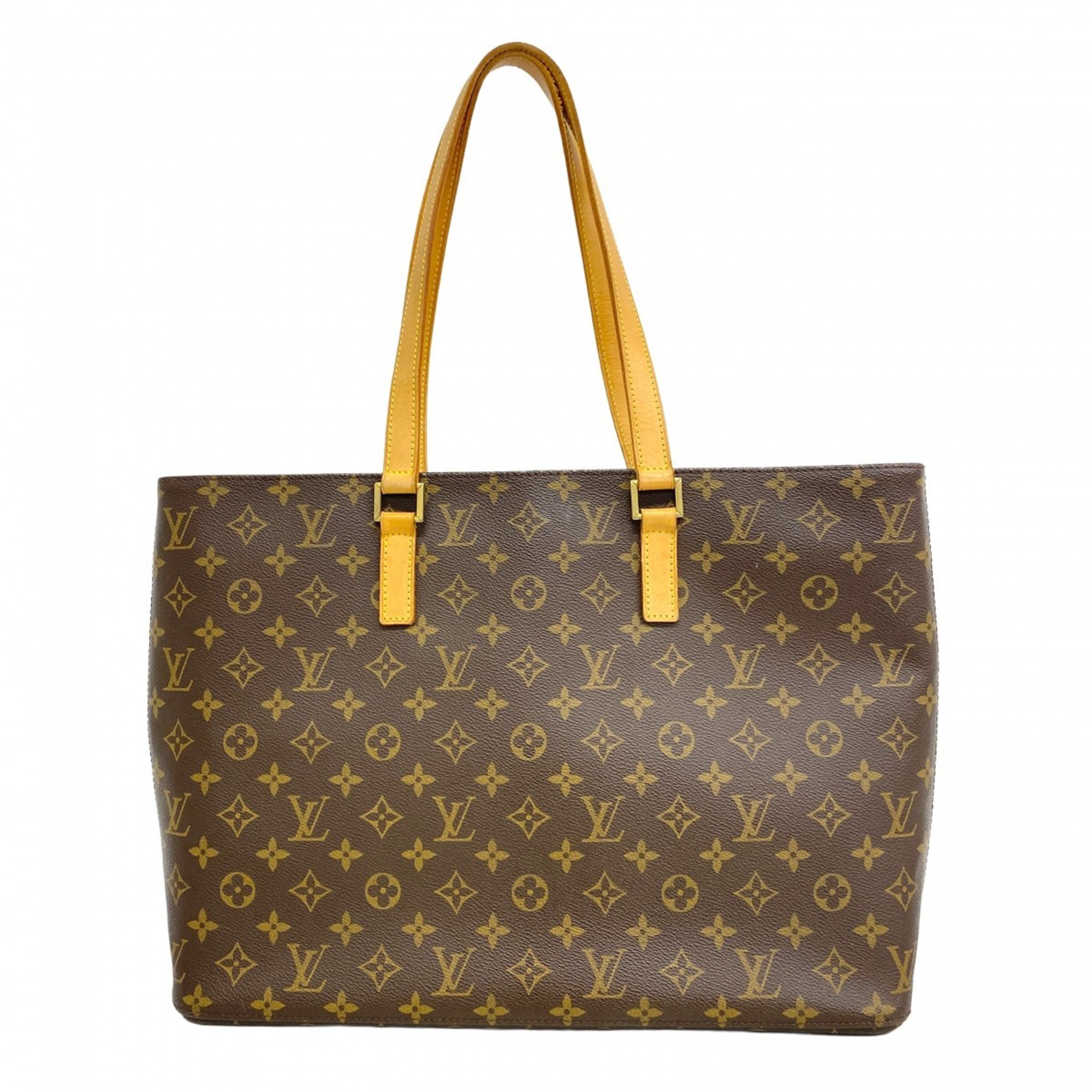 Louis Vuitton Monogram Luco Tote Bag M51155 Brown Women’s