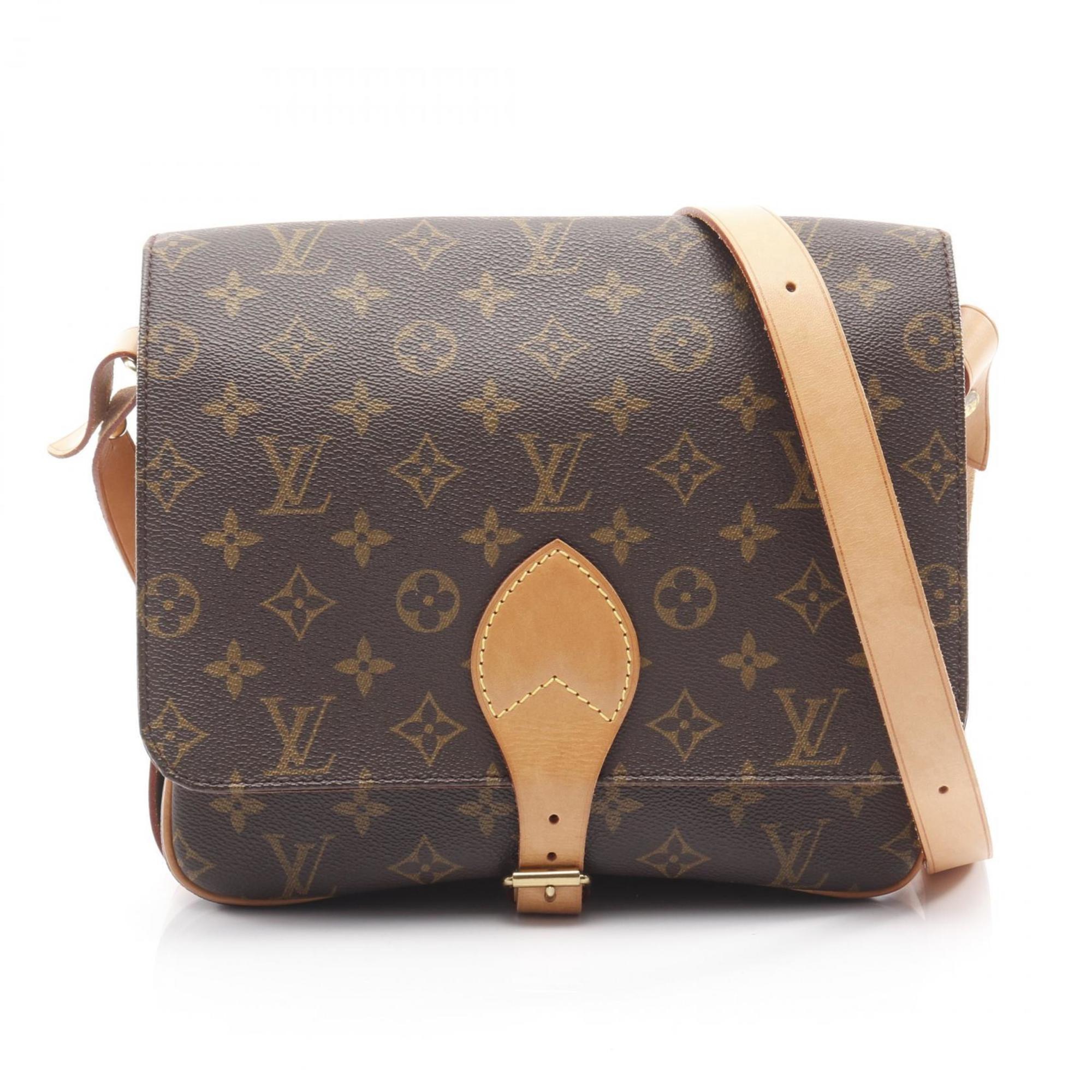 Louis Vuitton Carte Ciel GM Shoulder Bag, Coated Canvas and Leather, Monogram, Women’s, Brown, M51252