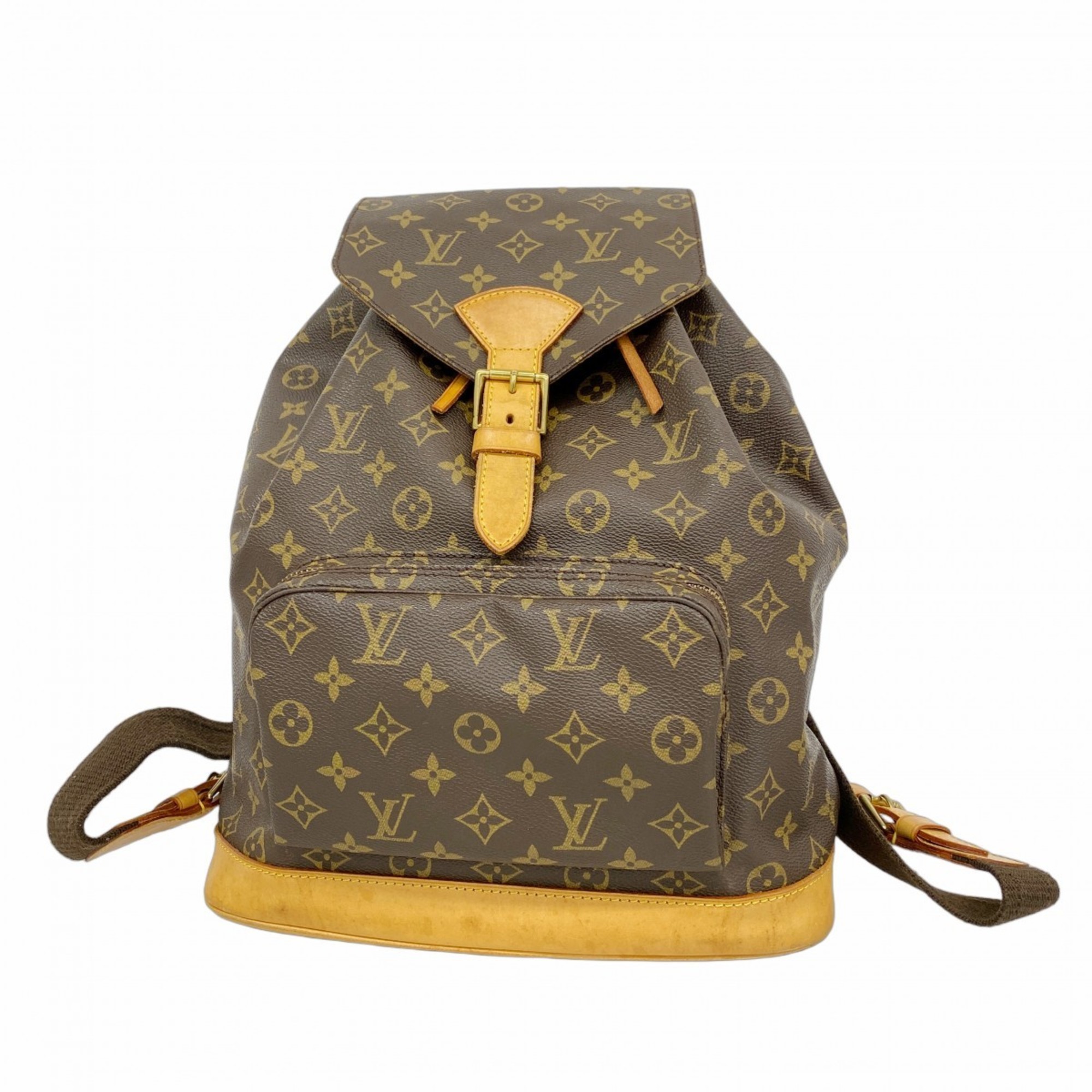 Louis Vuitton Monogram Montsouris GM Backpack M51135 Brown Women’s