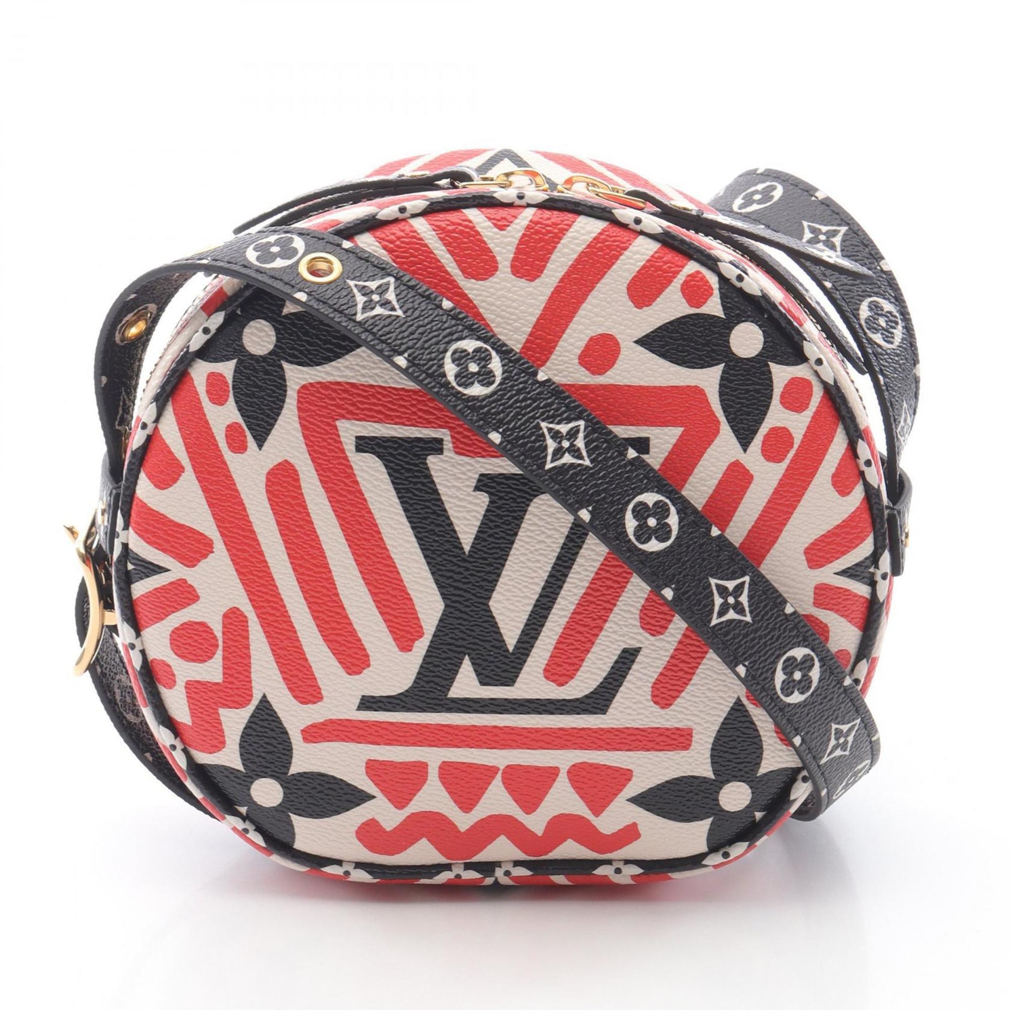 Louis Vuitton LV Crafty Boite Chapeau Souple Shoulder Bag in Coated Canvas Monogram Giant, Women’s, Red, Black, and Multicolor, M45366