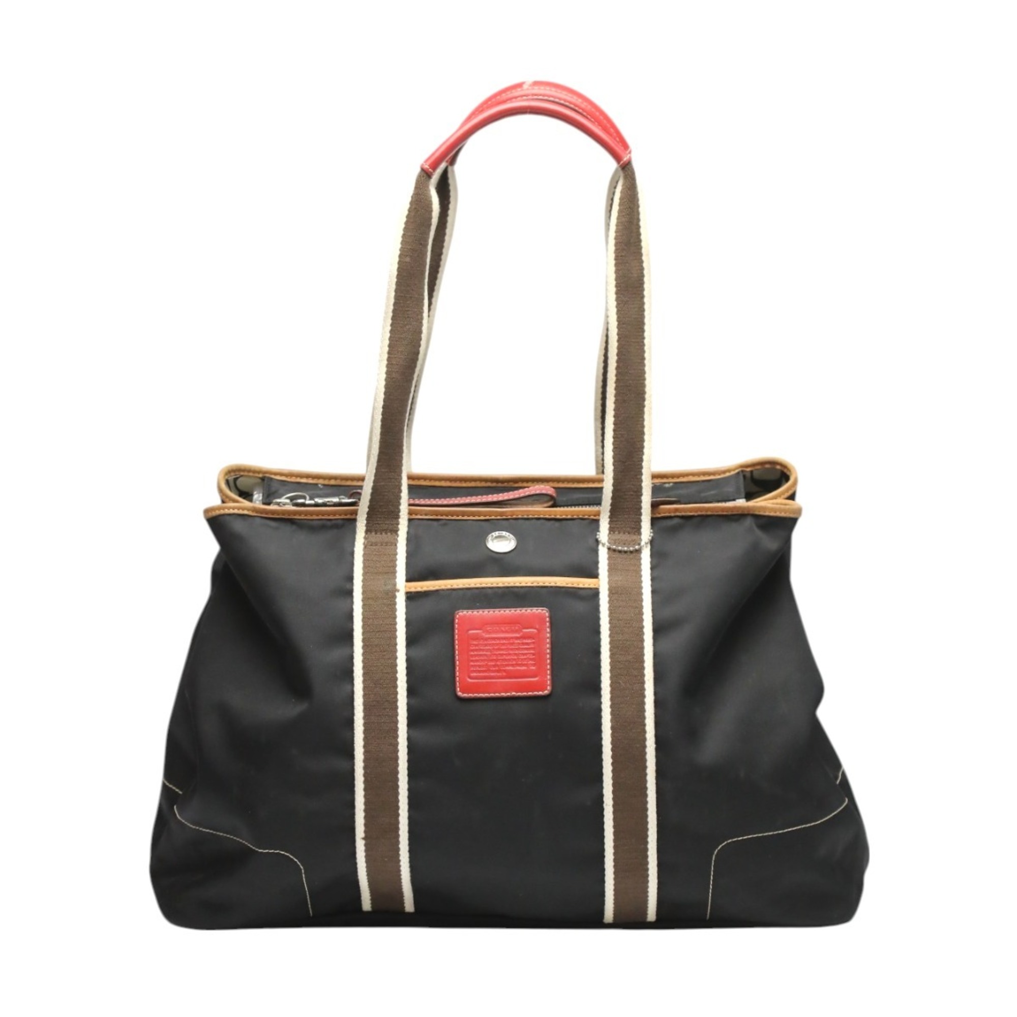 Coach Hamptons Weekend Nylon Tote Bag, Black, A3K-5071