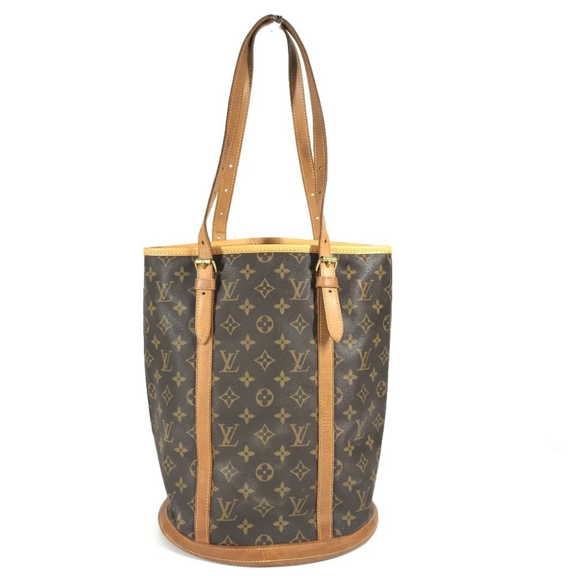 LOUIS VUITTON M42236 Monogram Bucket GM Shoulder Tote Bag in Canvas, Brown, for Men and Women