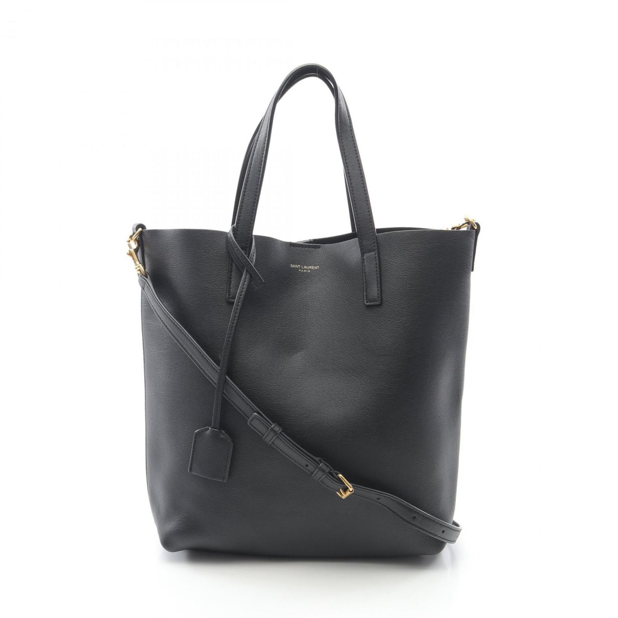 Yves Saint Laurent Saint Laurent Paris Shopping Toy Handbag, Black Leather, Women’s, GUE600307-0122