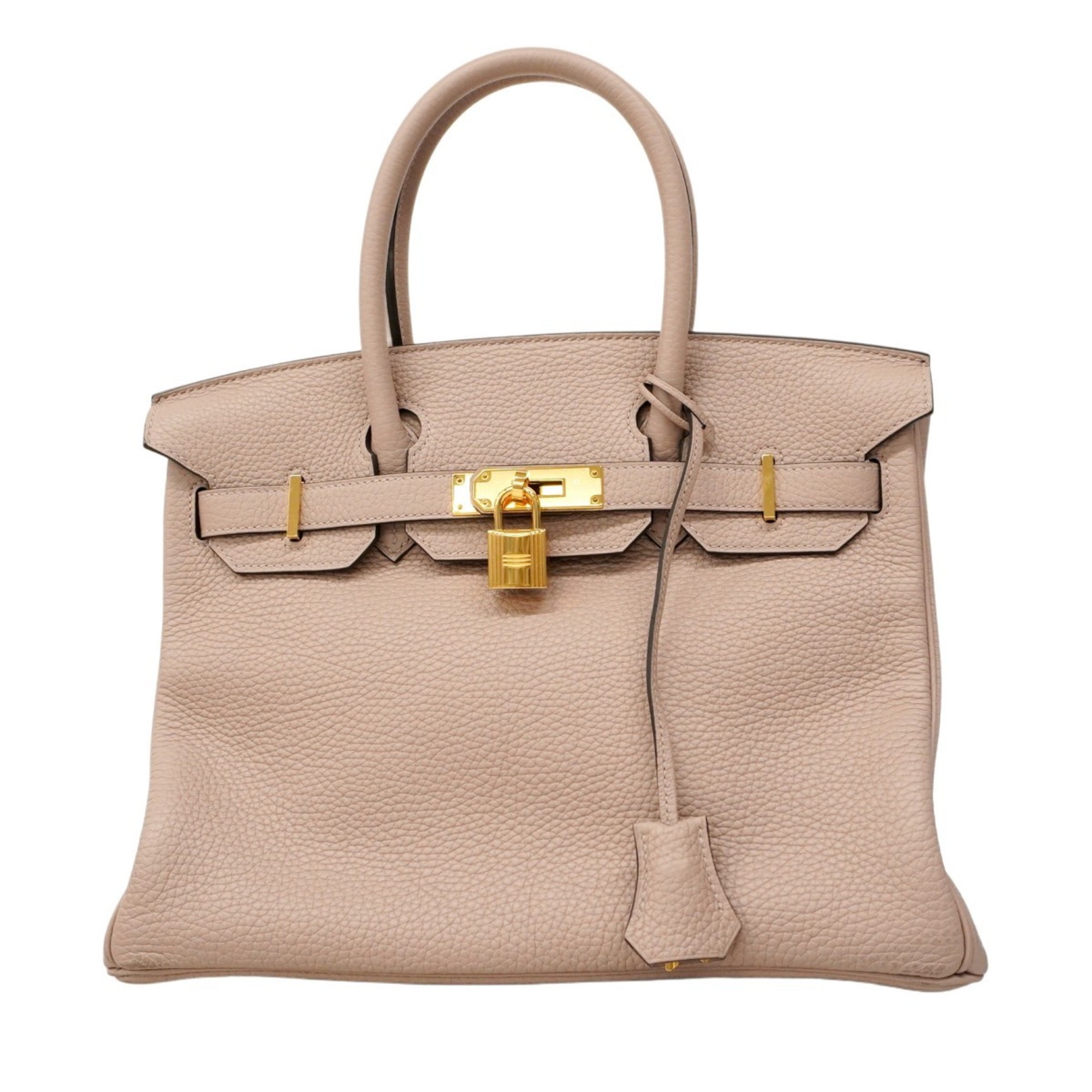 Hermes HermÃ¨s Birkin 30 Handbag in Taurillon Clemence Glycine with T Stamp, Women’s, P1803616