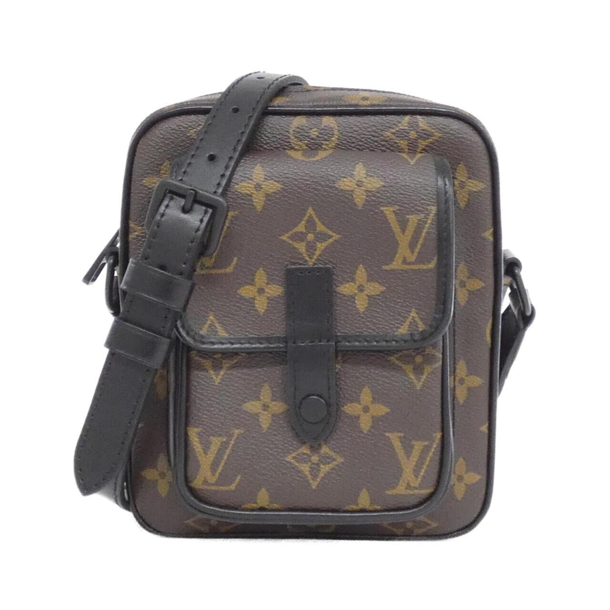 Louis Vuitton Monogram Macassar Christopher Wearable Wallet M69404 Shoulder Bag