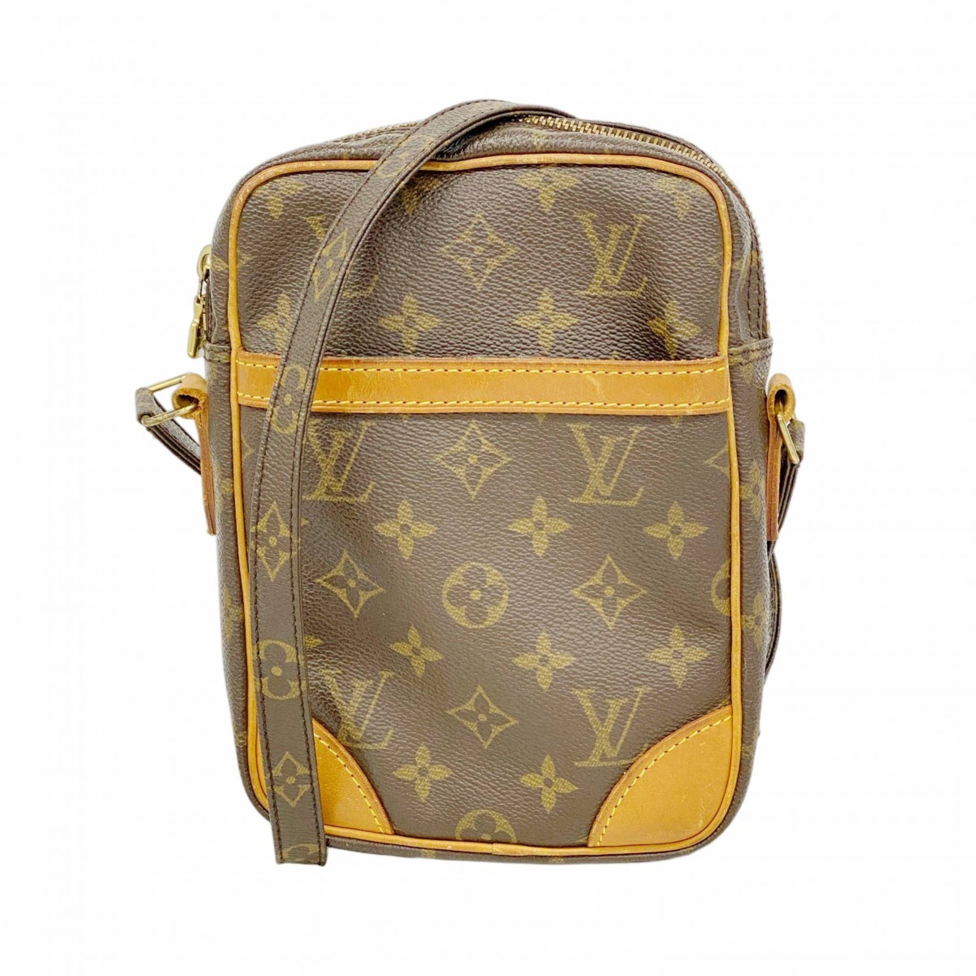 Louis Vuitton Monogram Danube Shoulder Bag M45266 Brown Women’s