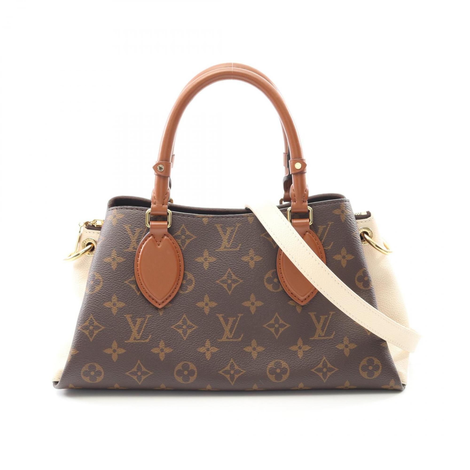 Louis Vuitton Vendome BB Handbag, Coated Canvas and Leather, Monogram, Women’s, Brown White, M46495