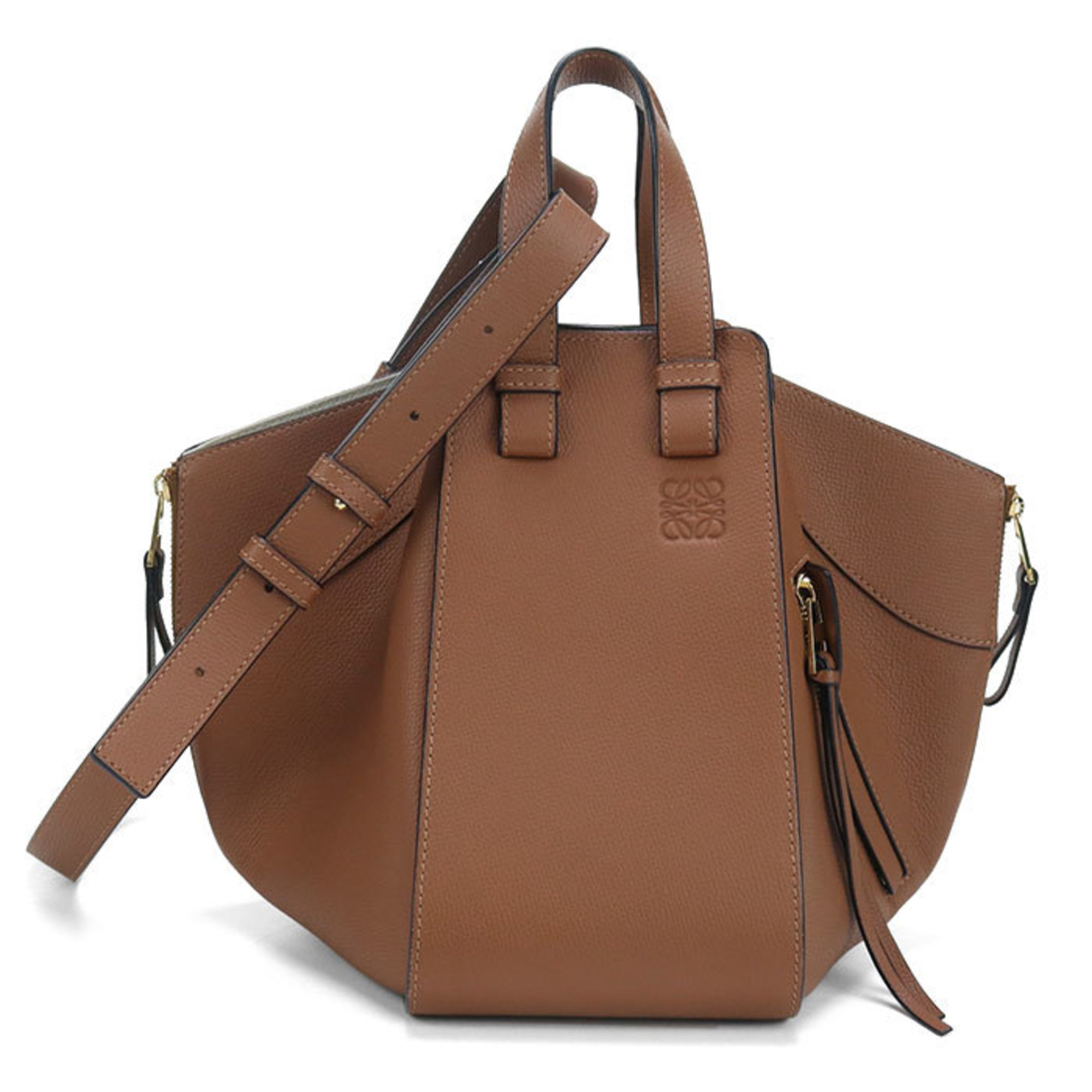 LOEWE Hammock Bag, Small, Women’s, Brown