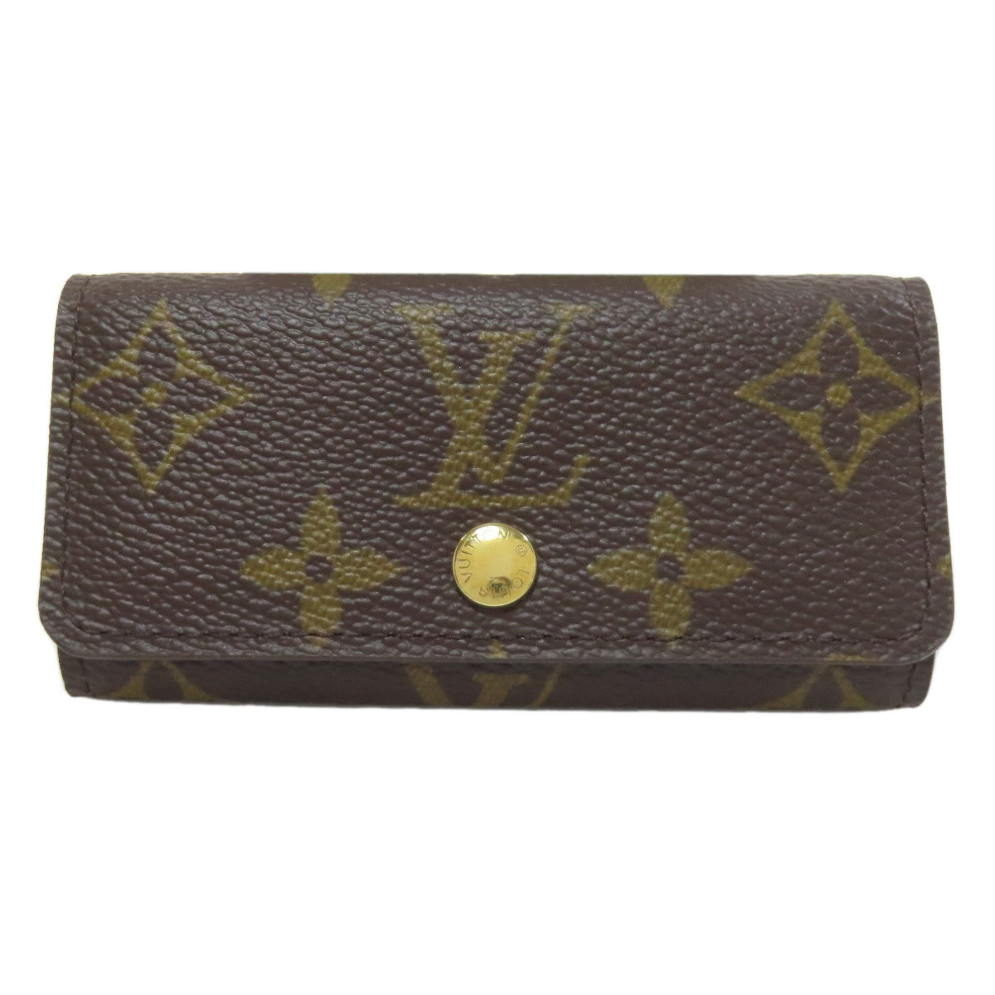 Louis Vuitton M62631 Multicle 4 Key Case Monogram Canvas Women’s LOUIS VUITTON
