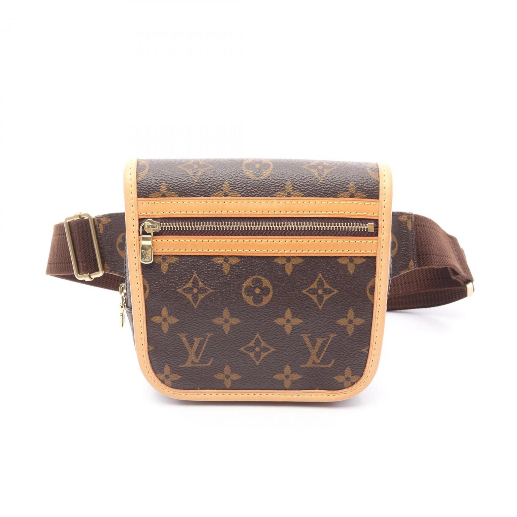 Louis Vuitton Bosphore Bum Bag, Waist Body Coated Canvas and Leather, Monogram, Women’s, Brown, M40108