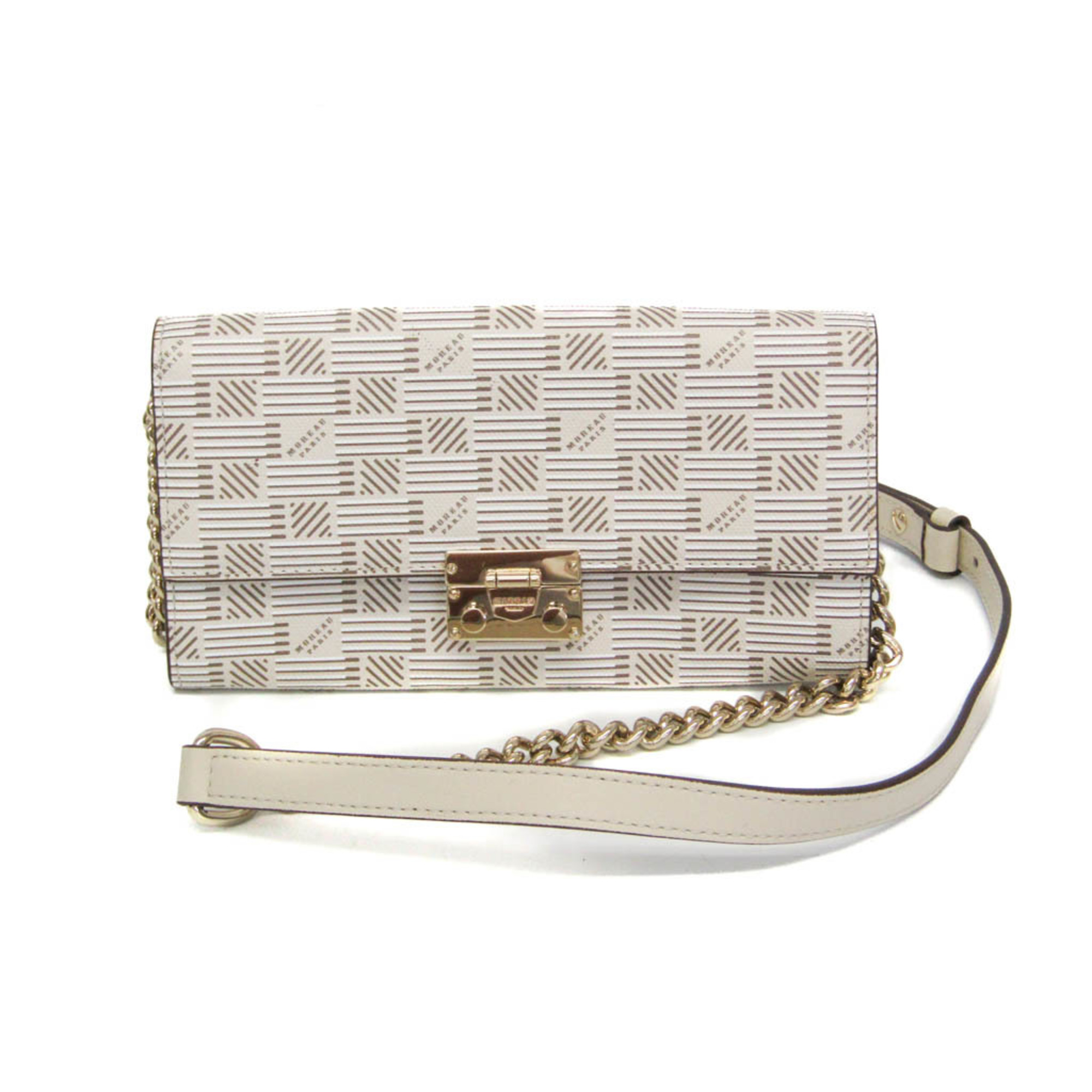 Moreau GIGI PHONE CLUTCH Women’s Leather Clutch Bag,Shoulder Bag Light Beige