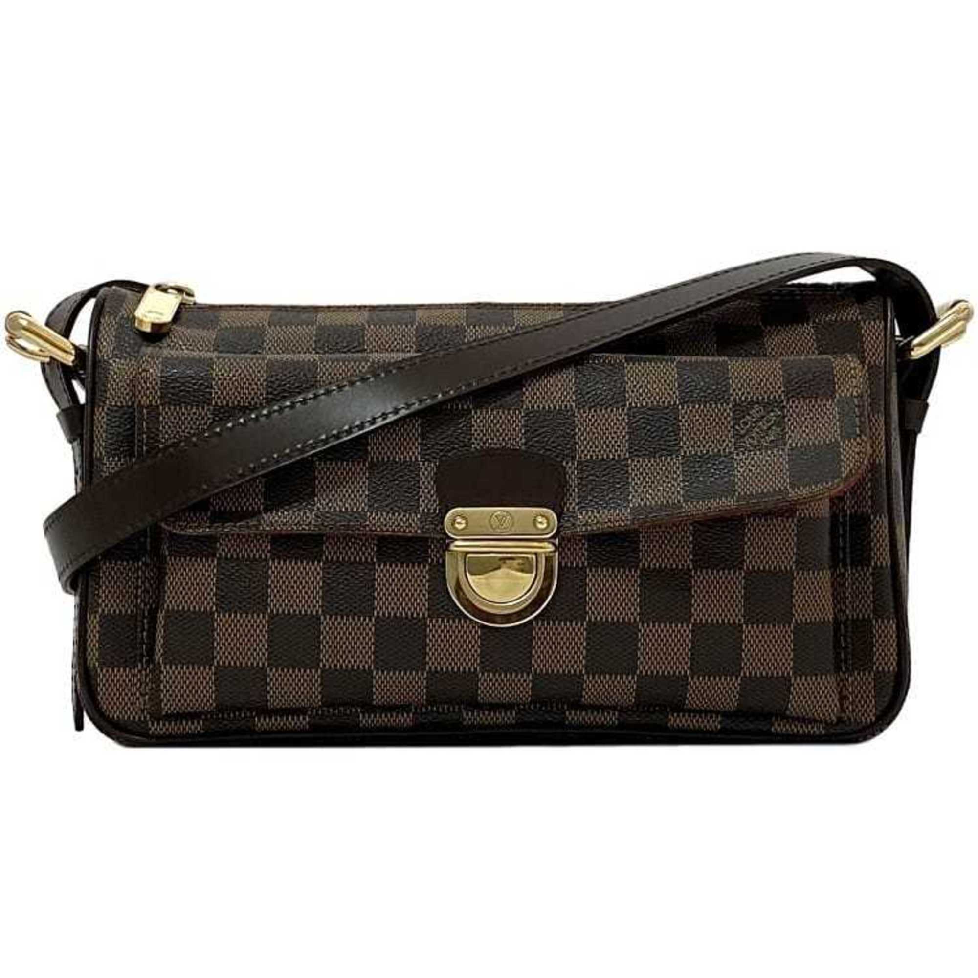 Louis Vuitton Shoulder Bag Ravello GM f-21671 Brown Damier Ebene N60006 Canvas VI1025 LOUIS VUITTON Crossbody Freestanding Women’s Men’s