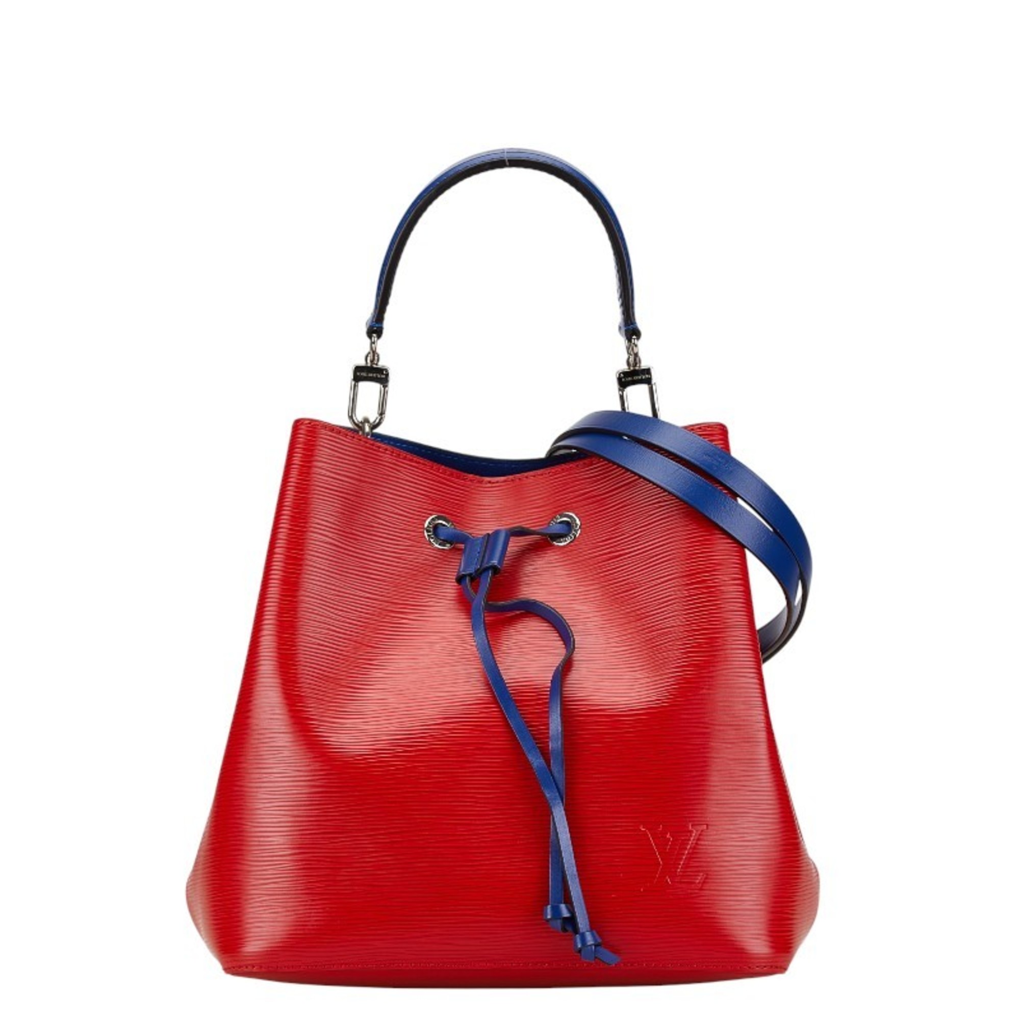 Louis Vuitton Epi NeoNoe Handbag Shoulder Bag M54365 Coquelicot Blue Leather Women’s LOUIS VUITTON