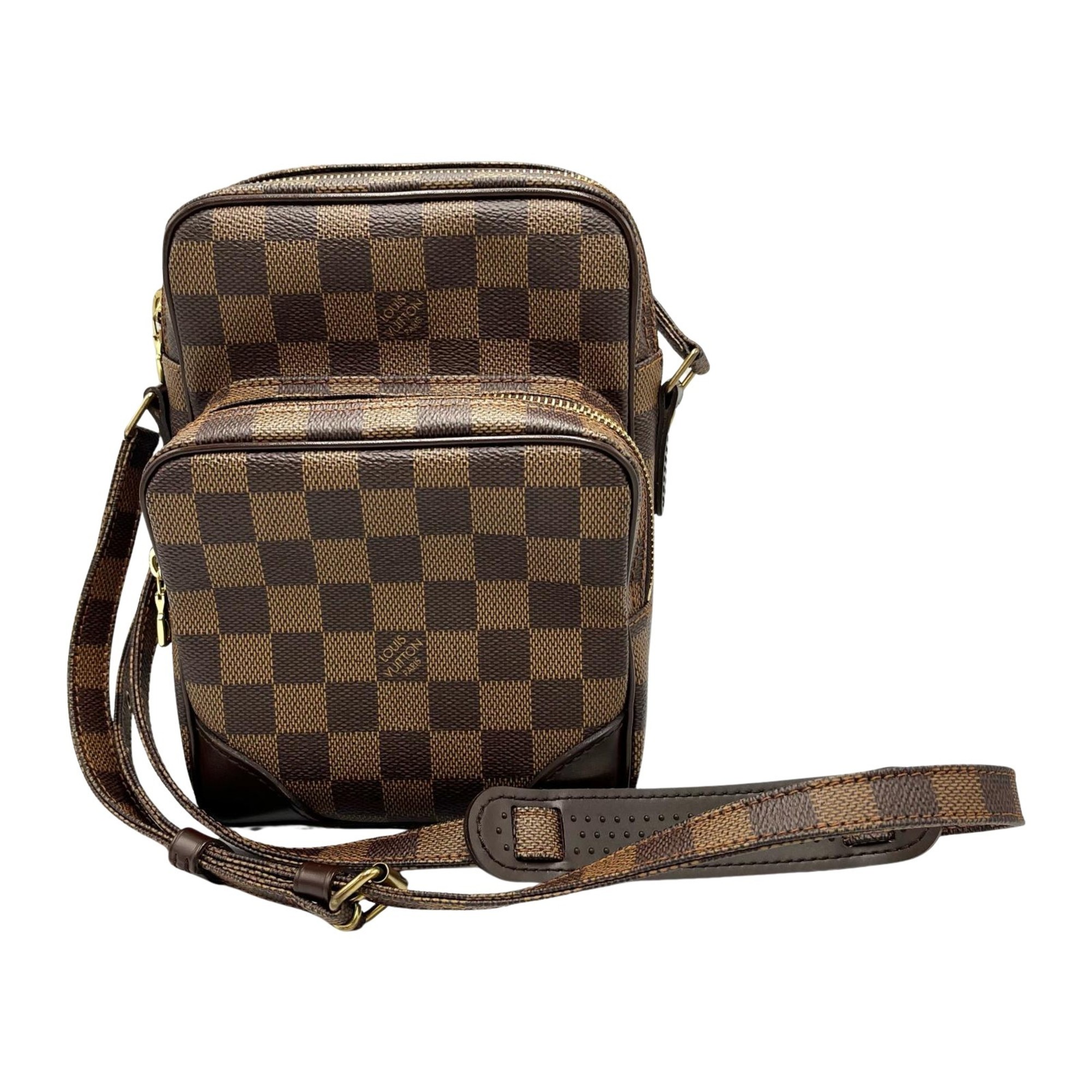 Louis Vuitton Shoulder Bag Amazon N48074 Damier Canvas Brown Women’s