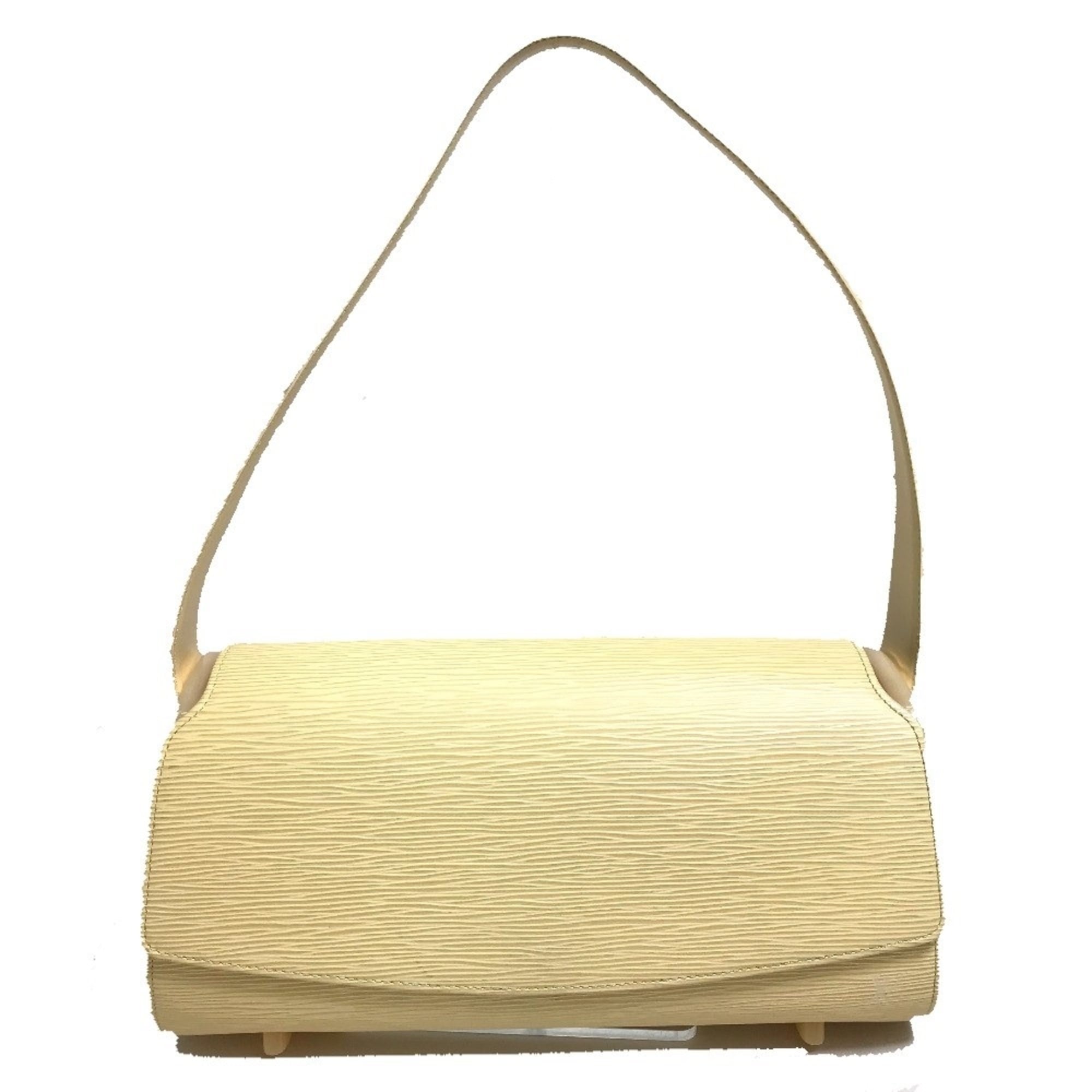 LOUIS VUITTON M5218A Epi Nocturne PM Shoulder Bag in Leather, Vanille, Light Yellow