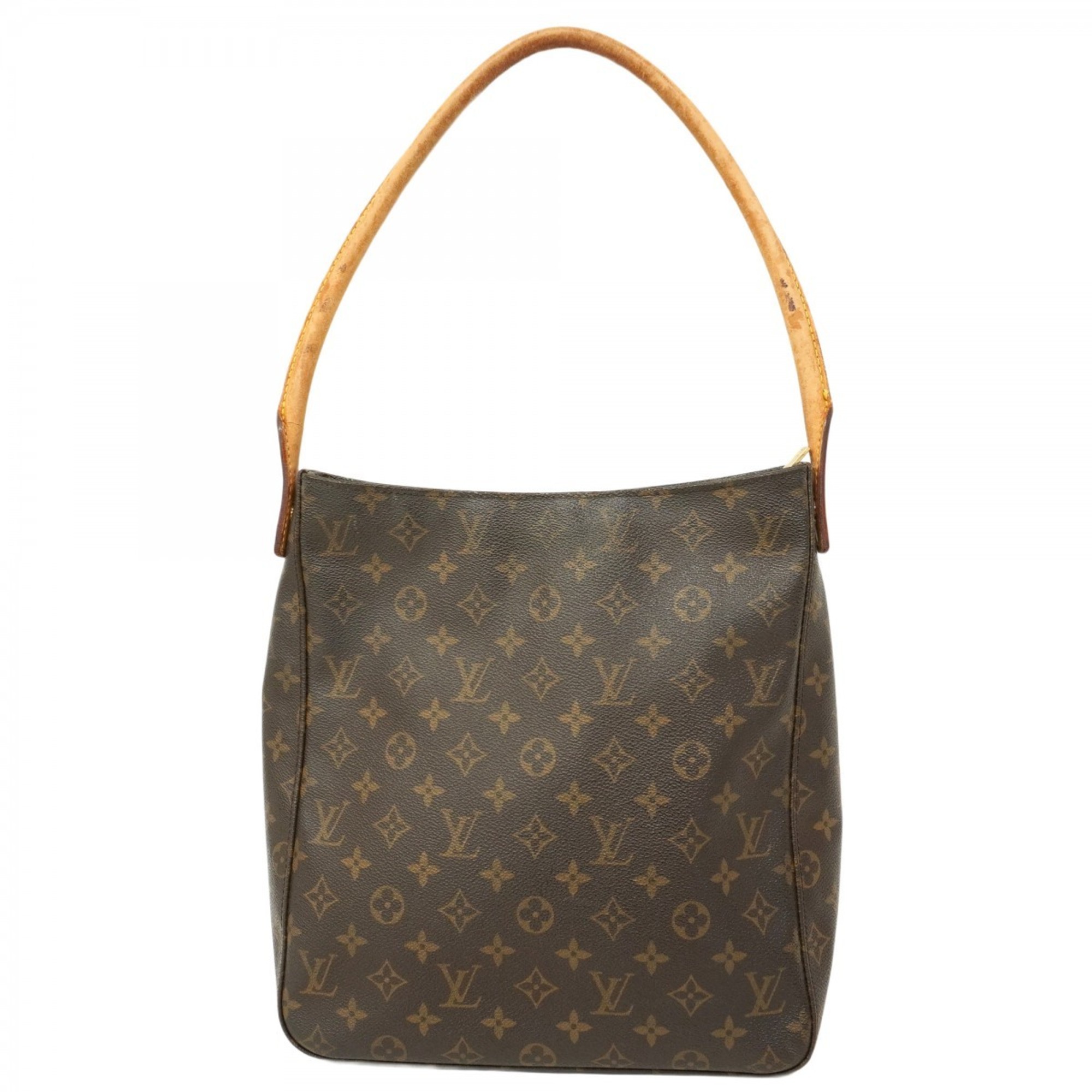 Louis Vuitton Monogram Looping GM Shoulder Bag M51145 Brown Women’s