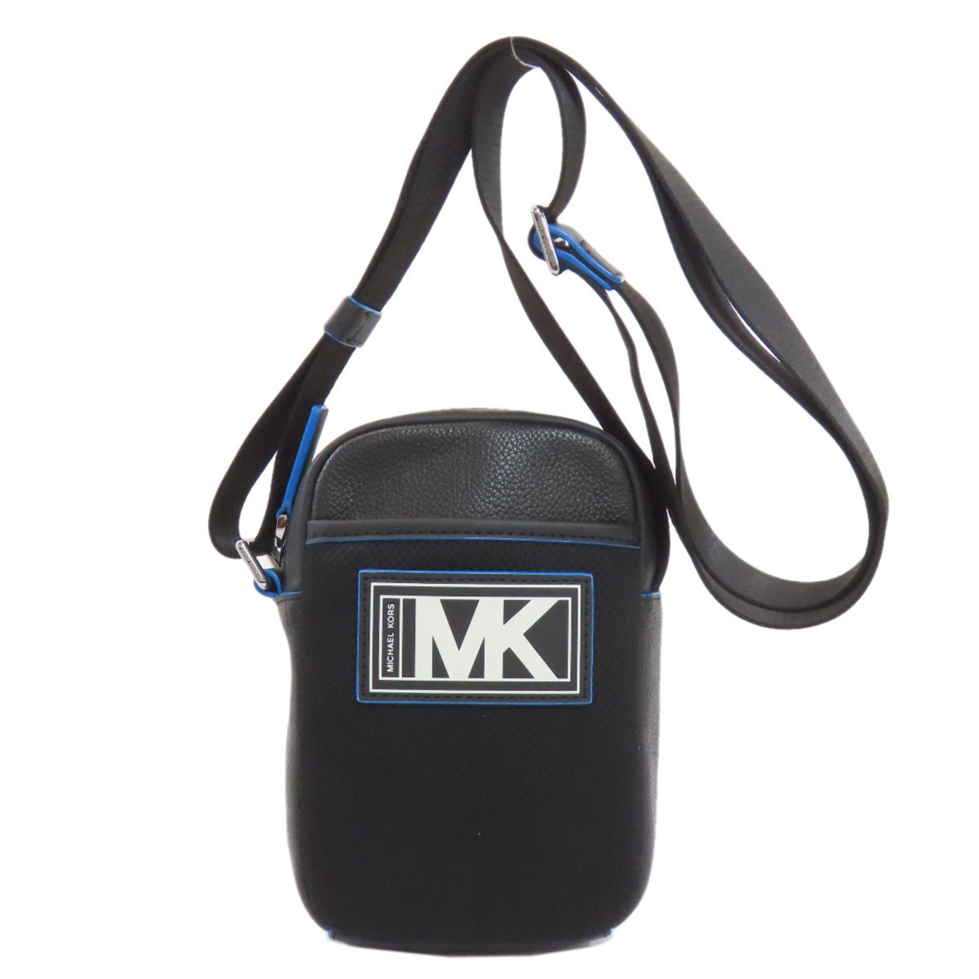 Michael Kors MK Logo Shoulder Bag Leather/Nylon Women’s