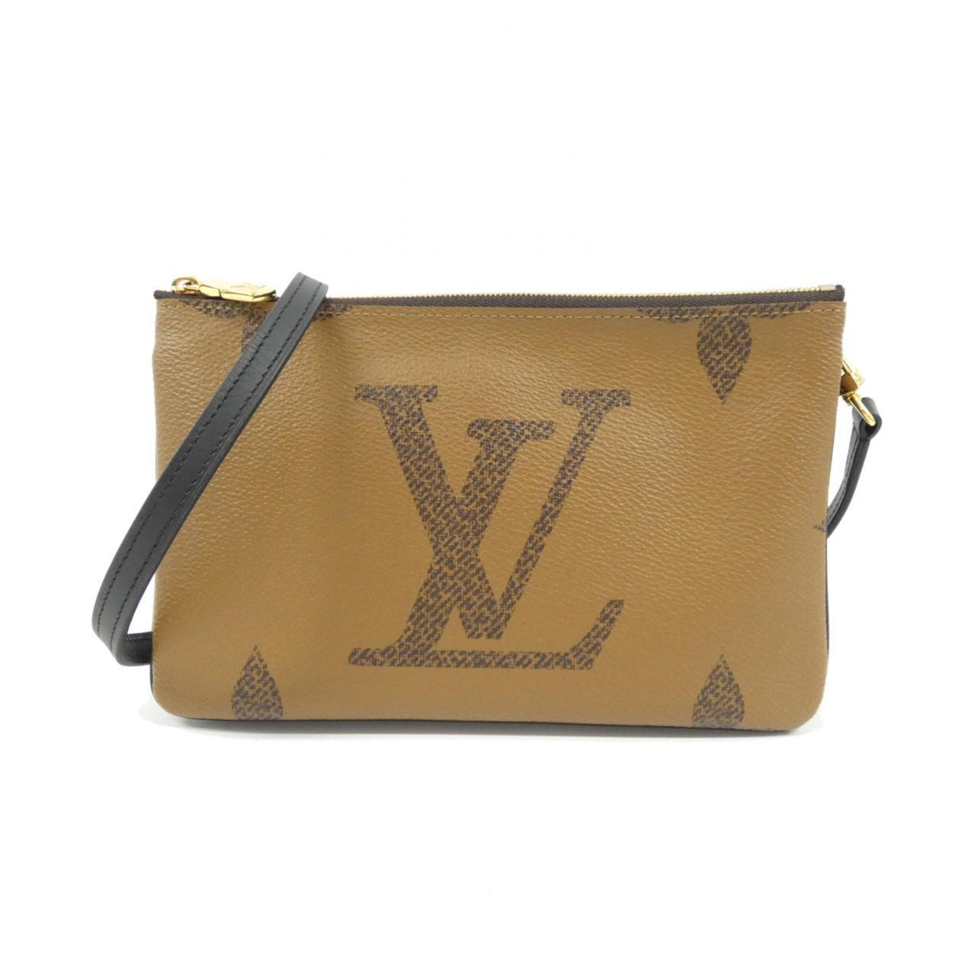 Louis Vuitton Monogram Giant Pochette Double Zip Shoulder Bag M69203