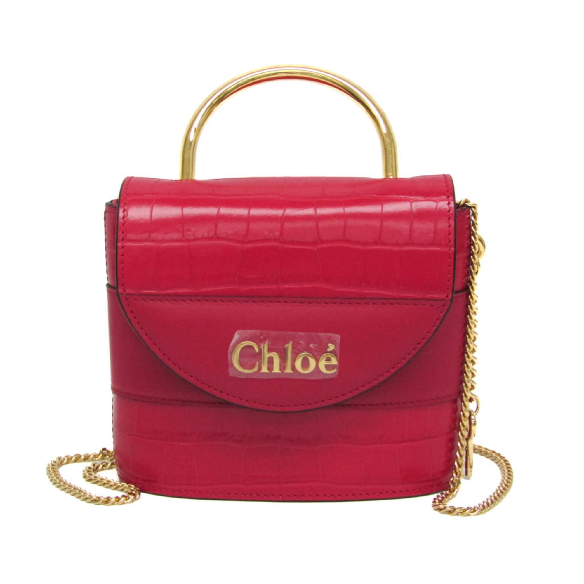 ChloÃ© SMALL PADLOCK 19WS220 A87 6BB Women’s Leather Handbag,Shoulder Bag Pink