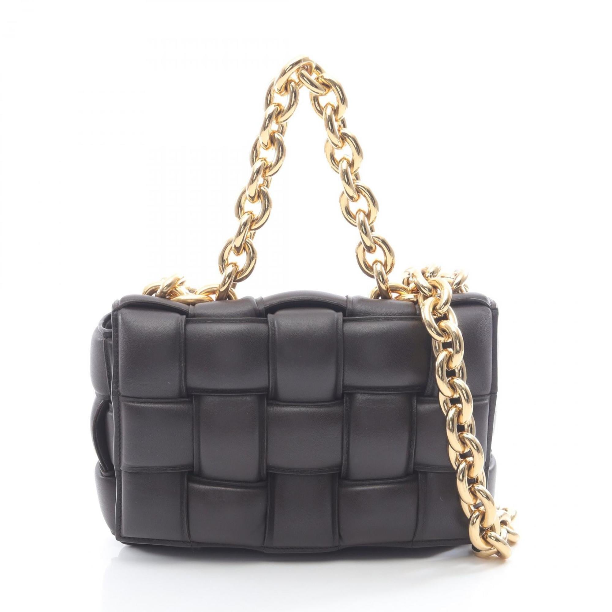 Bottega Veneta The Chain Cassette Shoulder Bag, Leather, Women’s, Brown