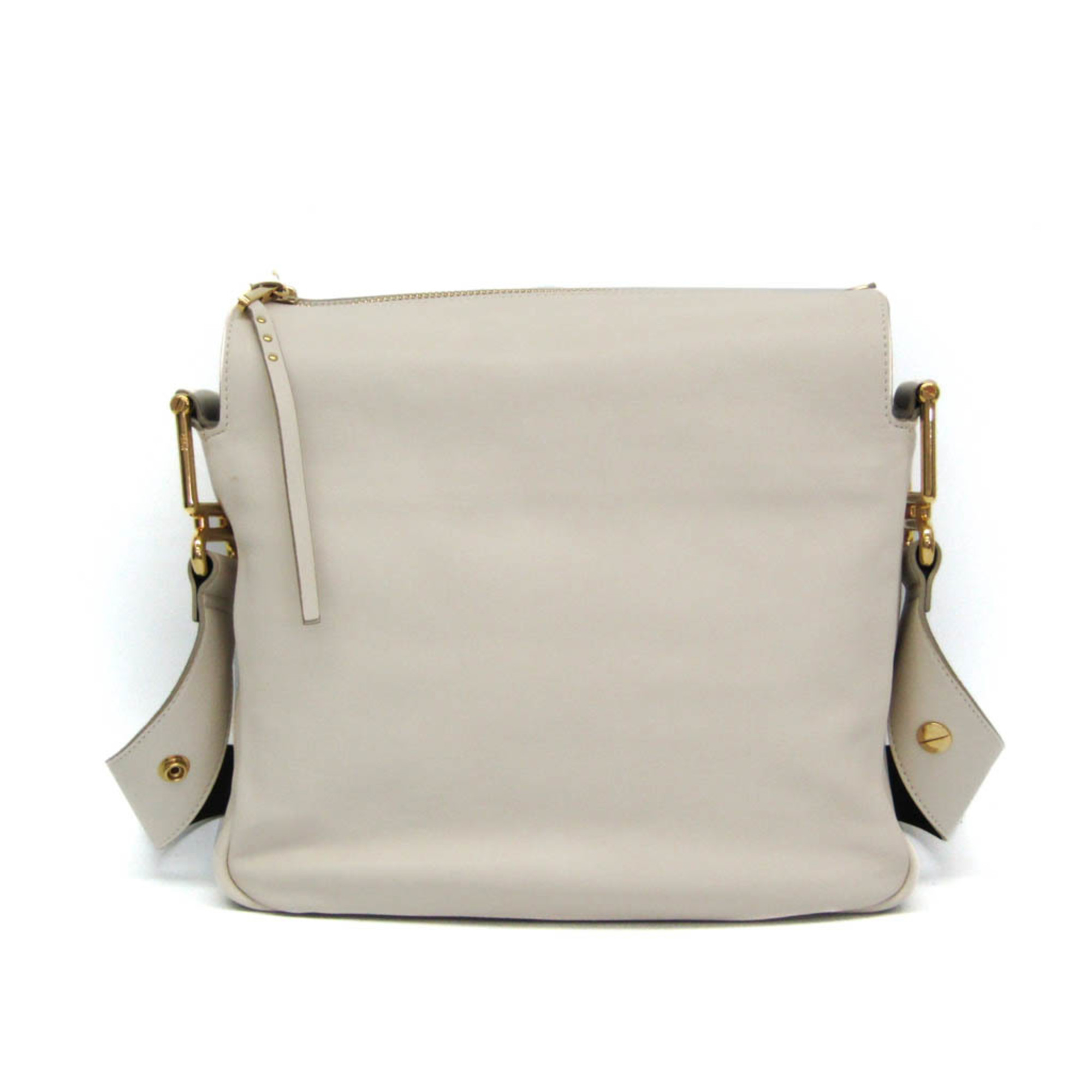 ChloÃ© Vanessa Women’s Leather Shoulder Bag Off-white
