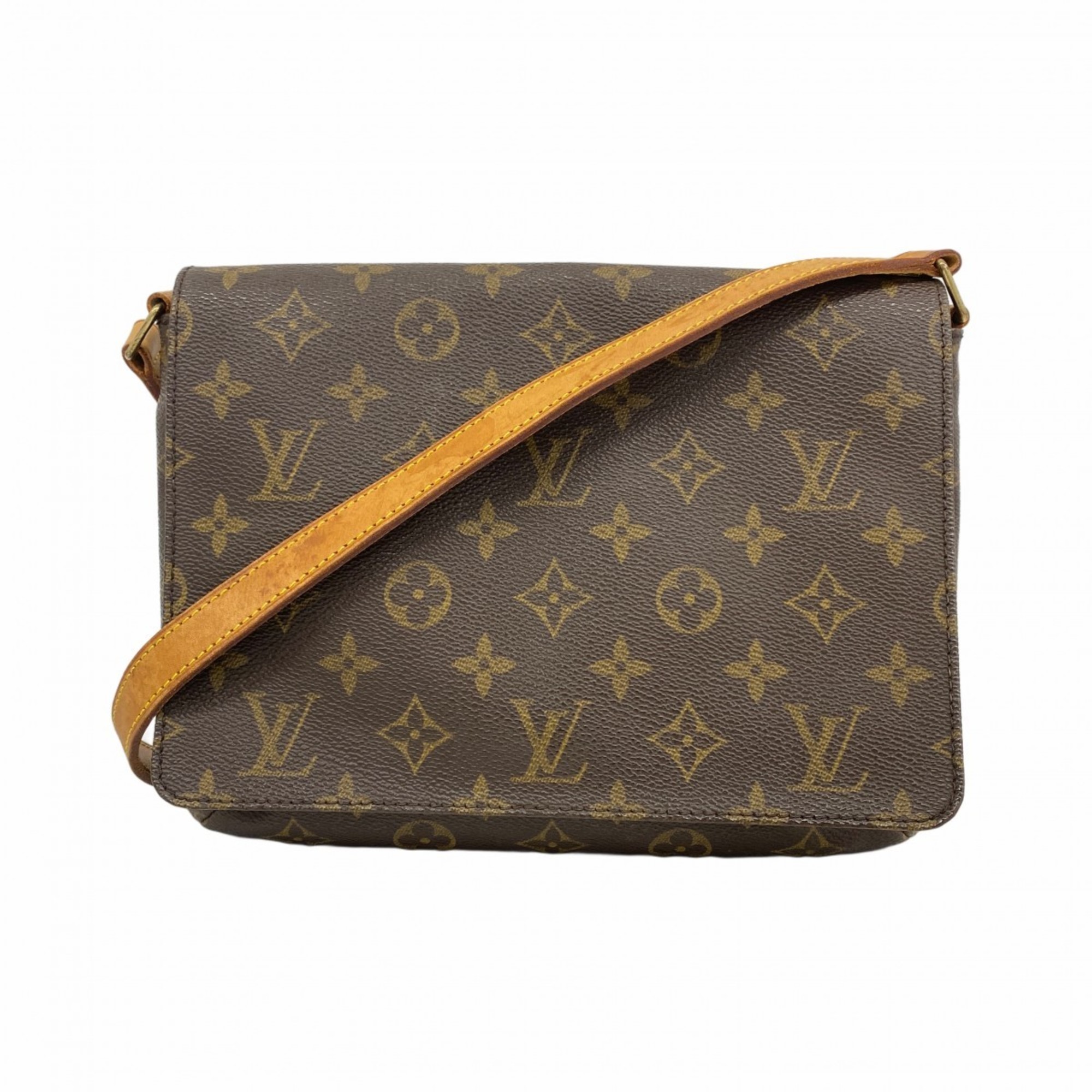 Louis Vuitton Monogram Musette Tango Short Strap Shoulder Bag M51257 Brown Women’s