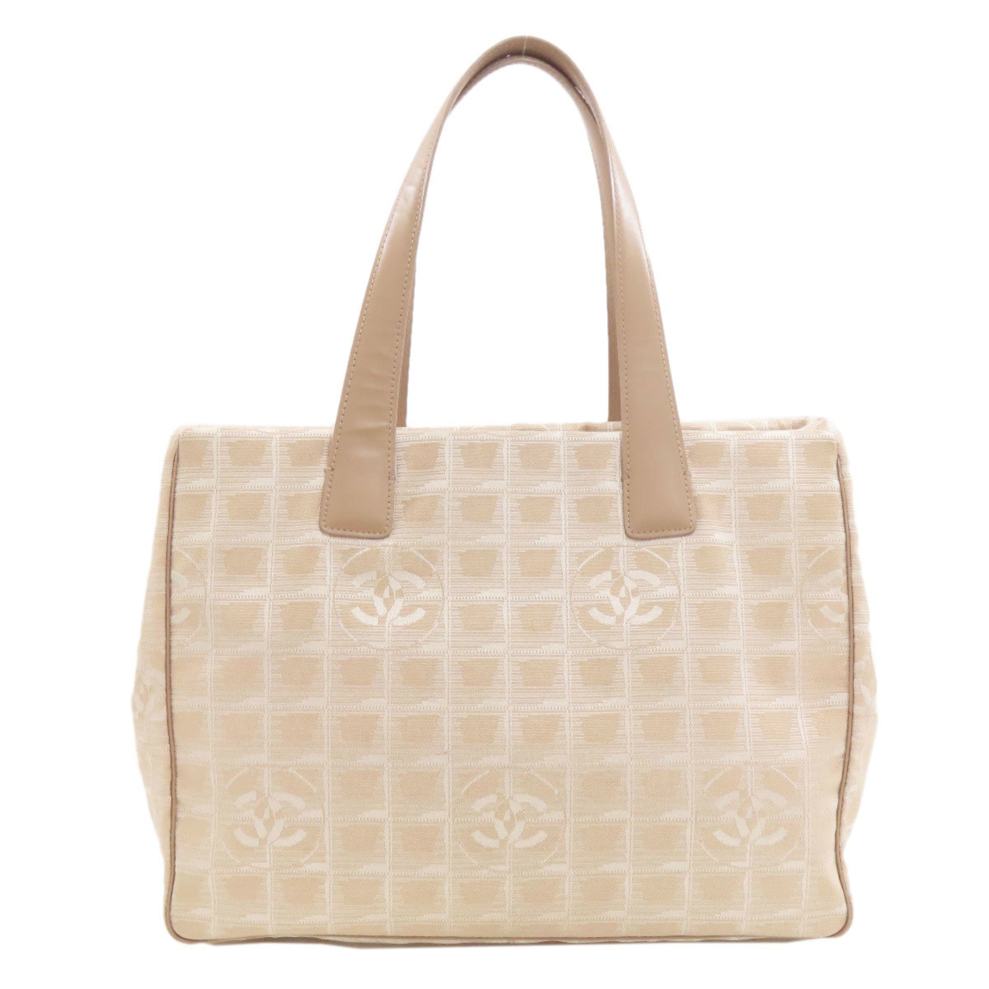 CHANEL New Travel Line MM Tote Bag Nylon Jacquard Women’s