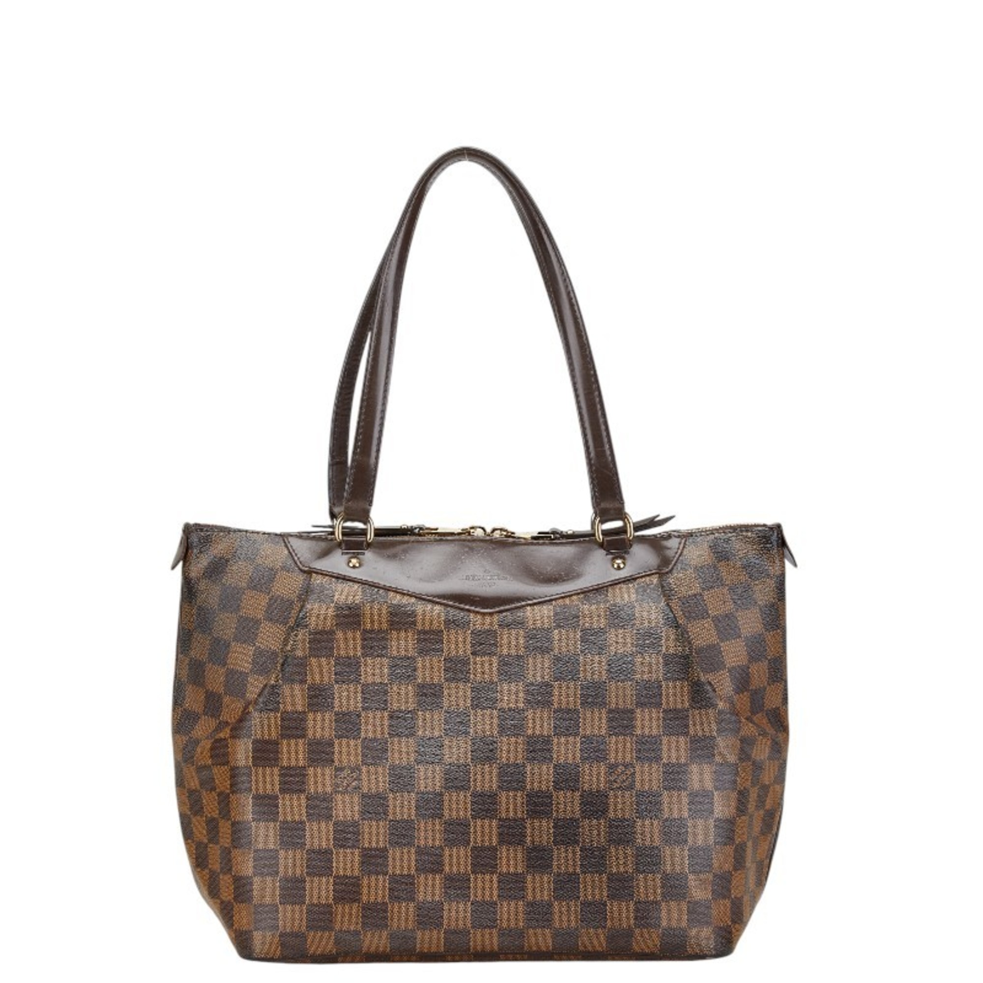 Louis Vuitton Damier Westminster GM Tote Bag Shoulder N41103 Brown PVC Leather Women’s LOUIS VUITTON
