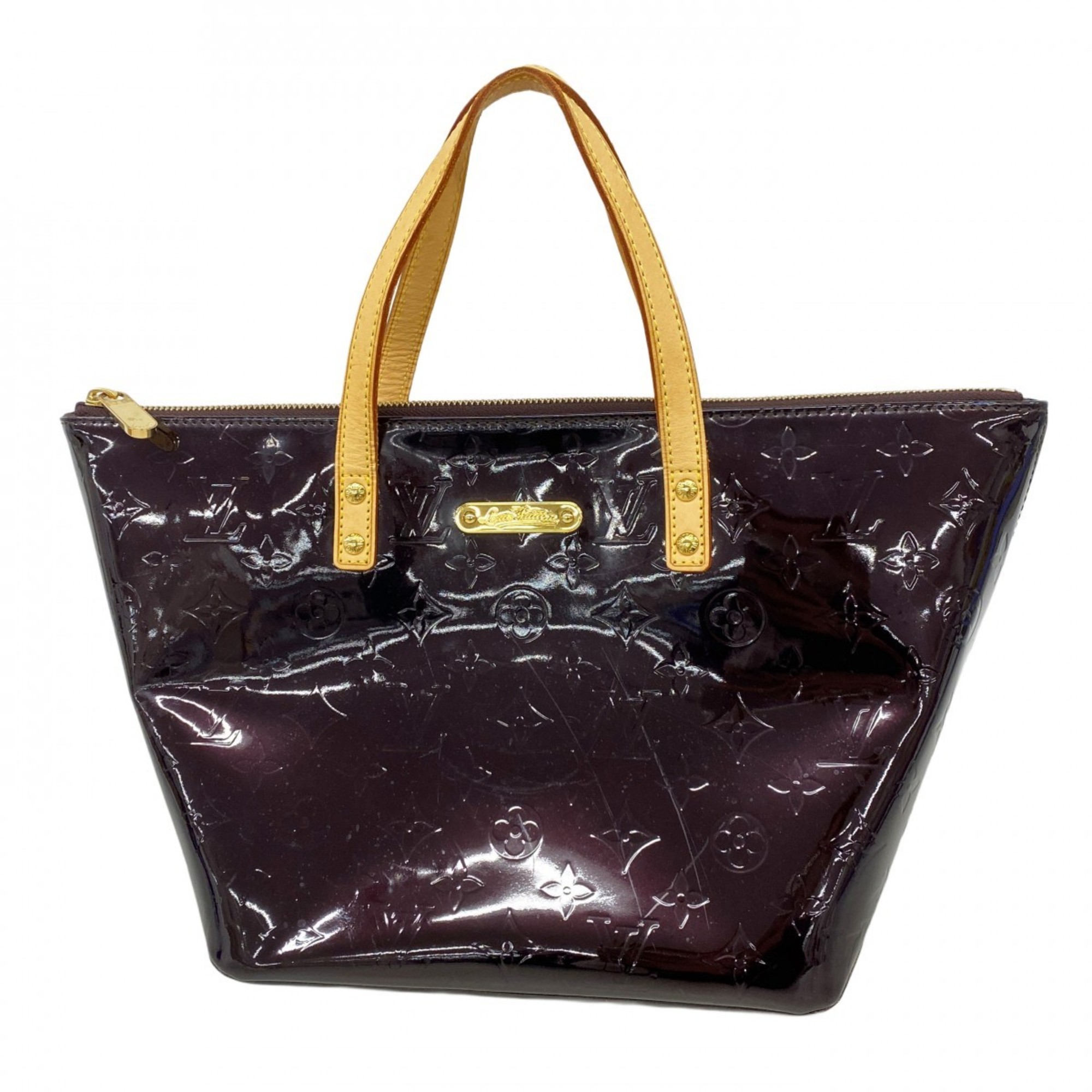 Louis Vuitton Vernis Bellevue PM Handbag M93585 Amaranth Women’s