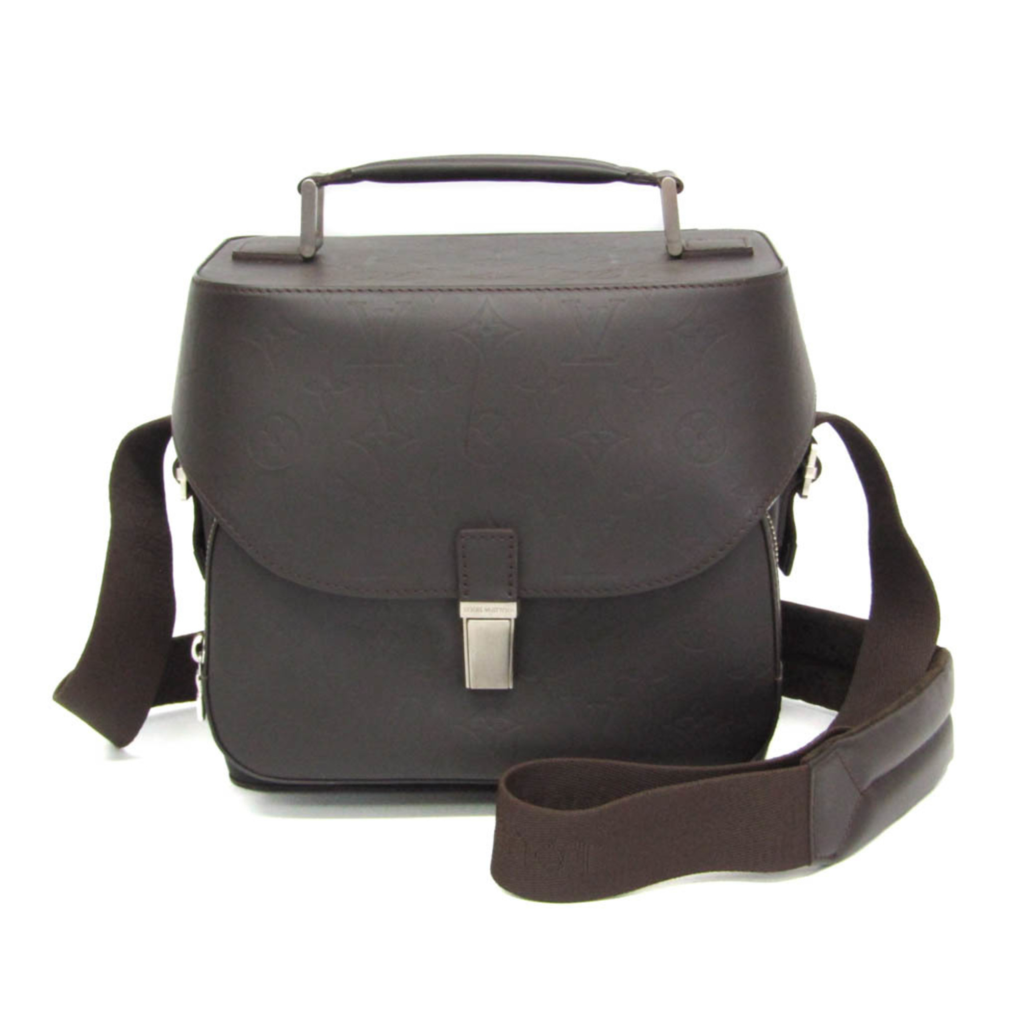 Louis Vuitton Monogram Glace Charly M46510 Women,Men Shoulder Bag Brown,Coffee