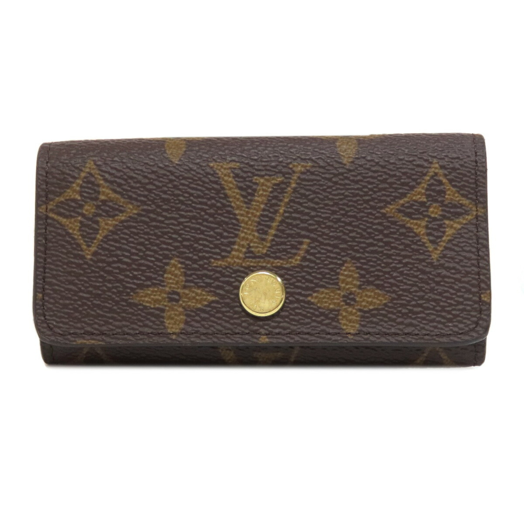 Louis Vuitton M69517 Multicle 4 Key Case Monogram Canvas Women’s LOUIS VUITTON