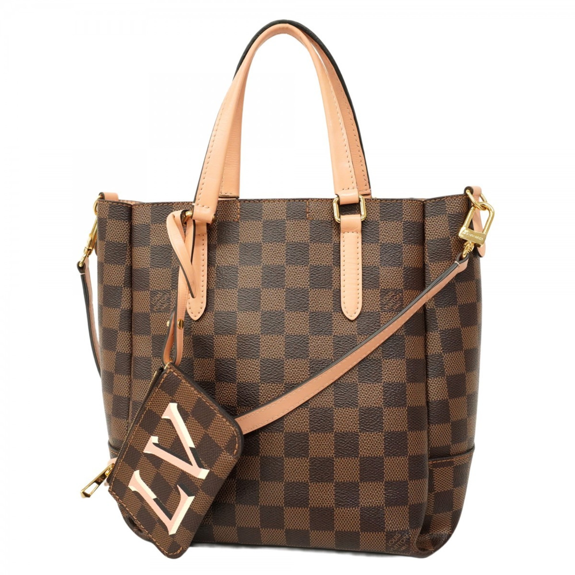 Louis Vuitton Damier Belmont NV BB Tote Bag N60297 Ebene 2-Way for Women