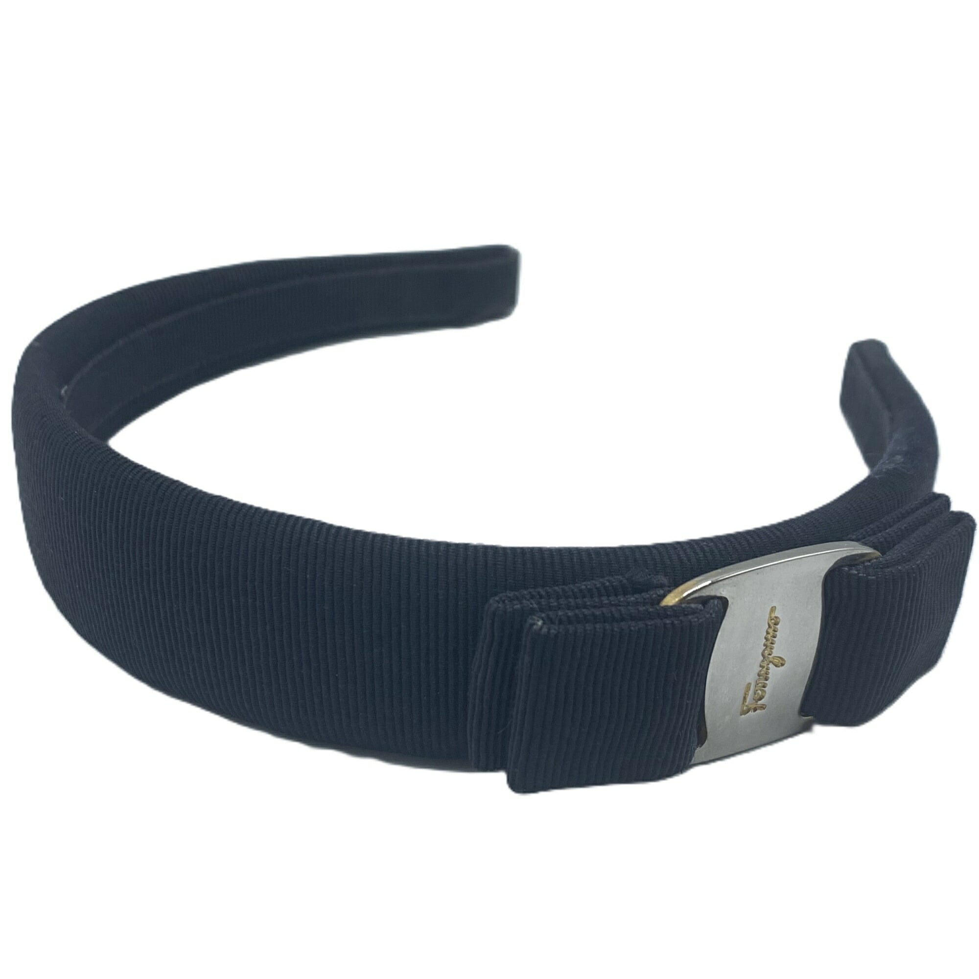 Salvatore Ferragamo Headband Vara Ribbon Black