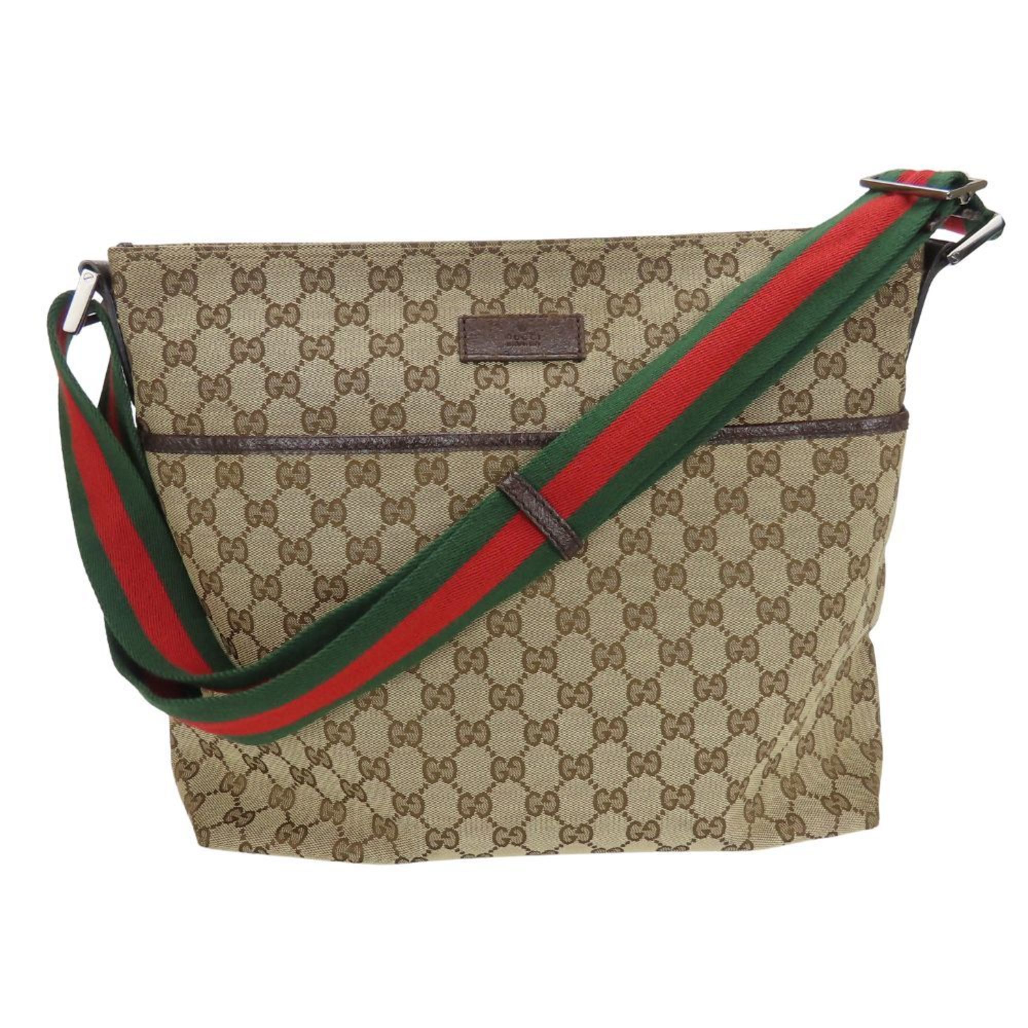 Gucci Shoulder Bag 189751 Sully Line GG Canvas Beige Women’s GUCCI