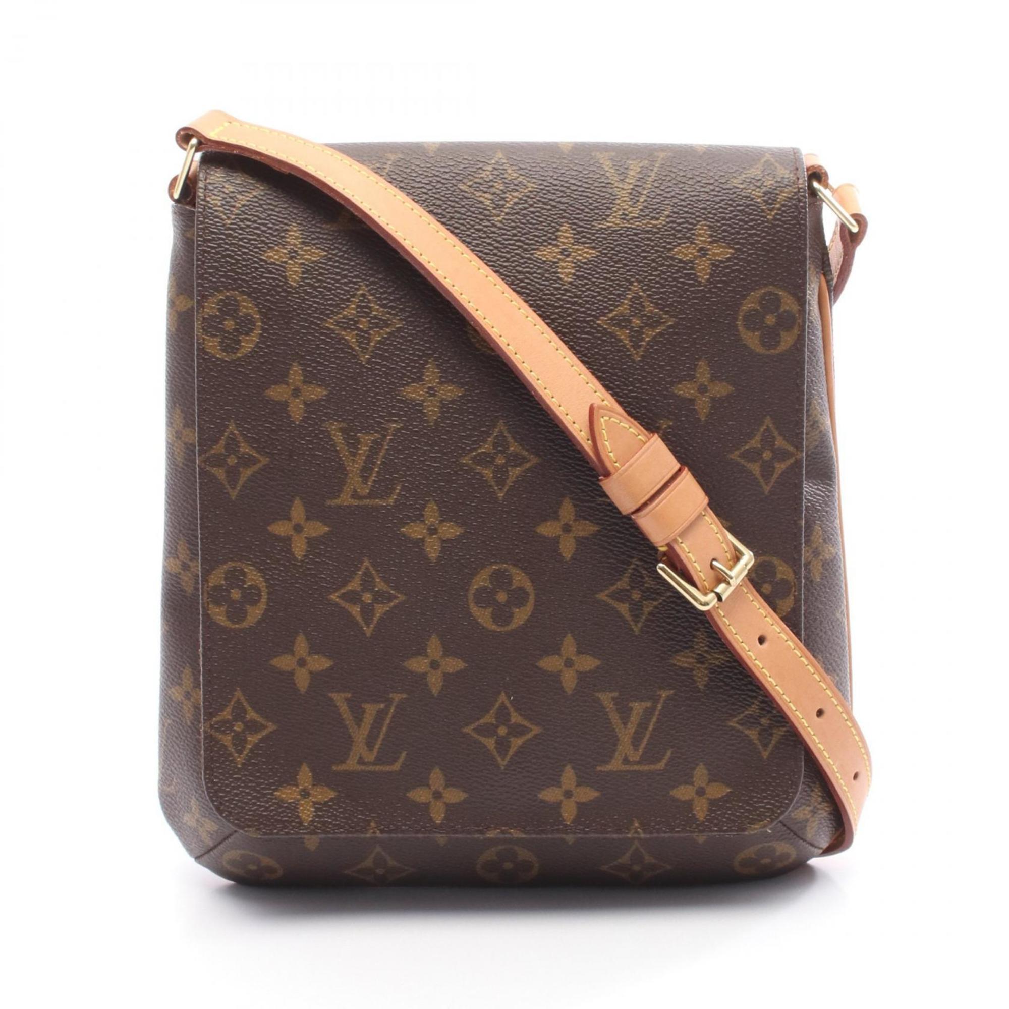 Louis Vuitton Musette Salsa Short Strap Shoulder Bag, Coated Canvas and Leather, Monogram, Women’s, Brown, M51258