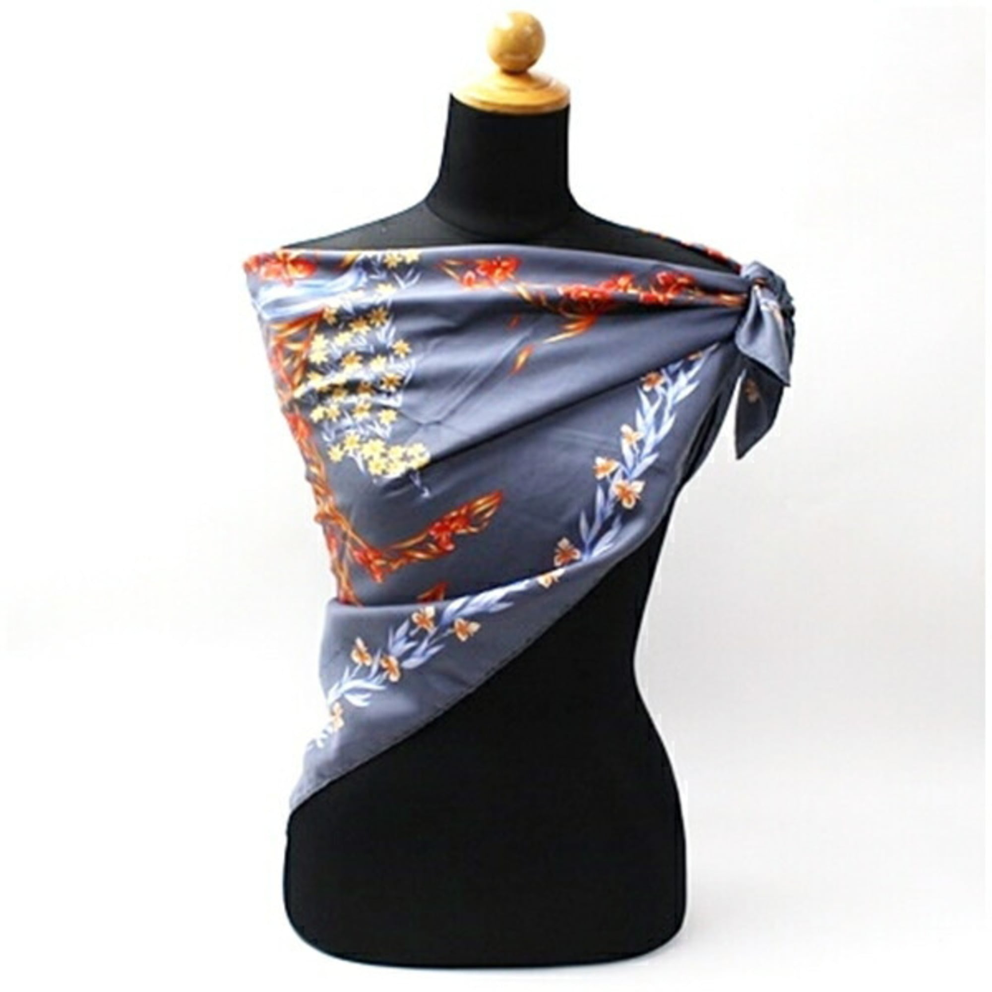 Hermes Silk Scarf/Muffler CarrÃ© 90 Flowering Horse HERMES Women’s