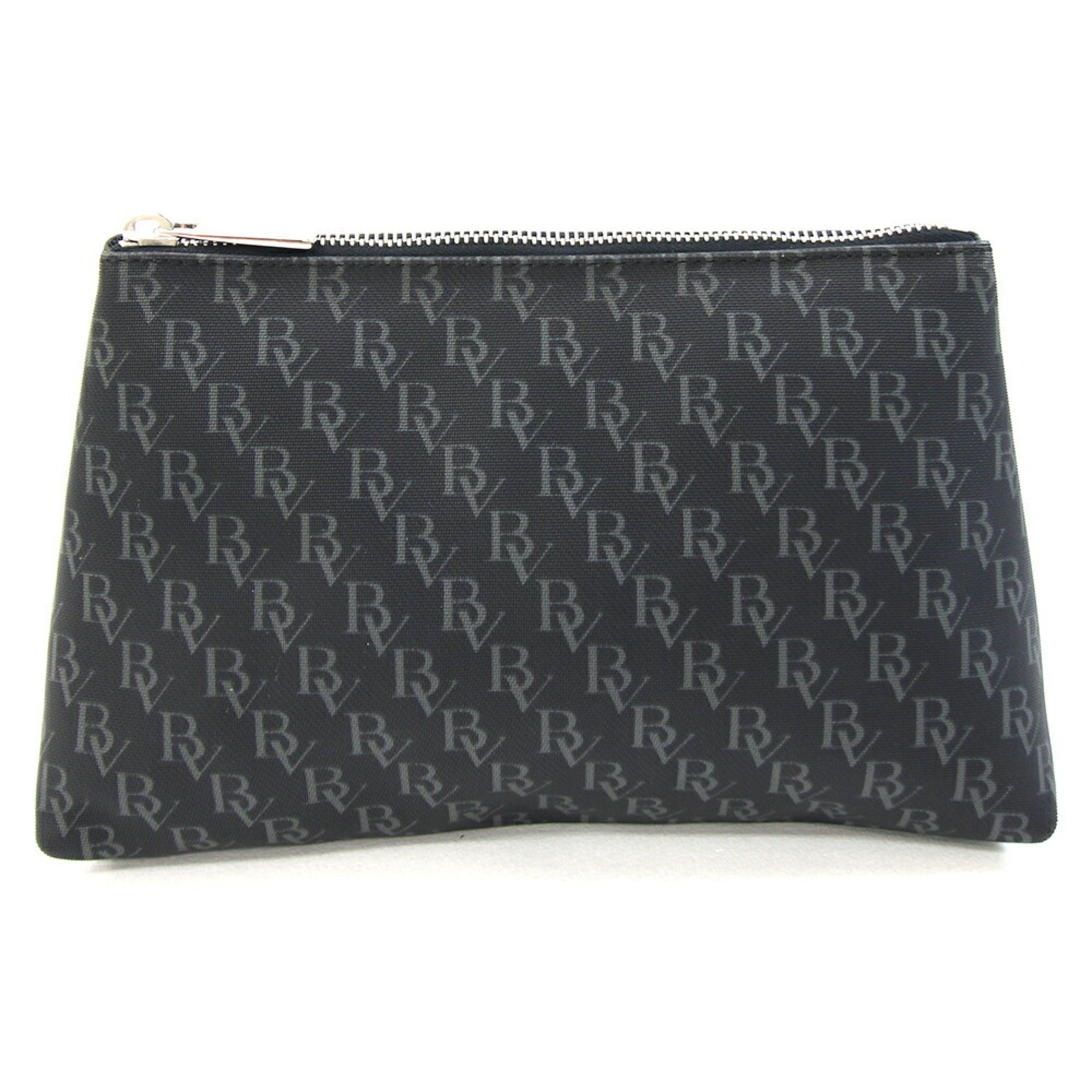 Bottega Veneta Pouch Black PVC Clutch Bag for Men and Women, Old Classic BOTTEGA VENETA