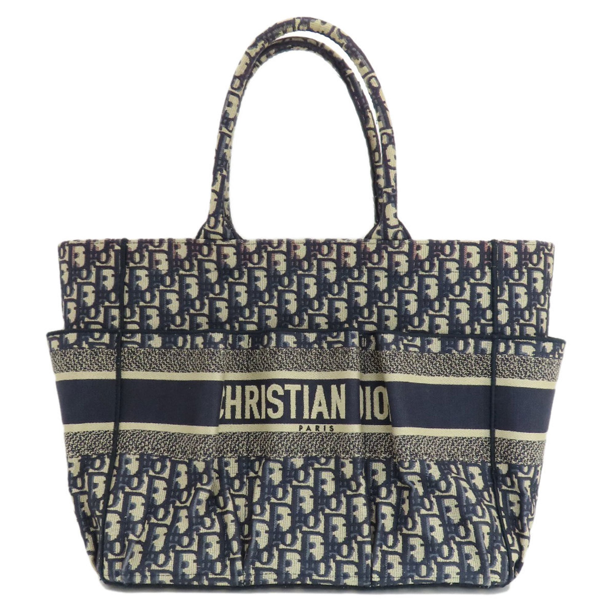 Christian Dior Trotter Pattern Tote Bag Canvas Women’s