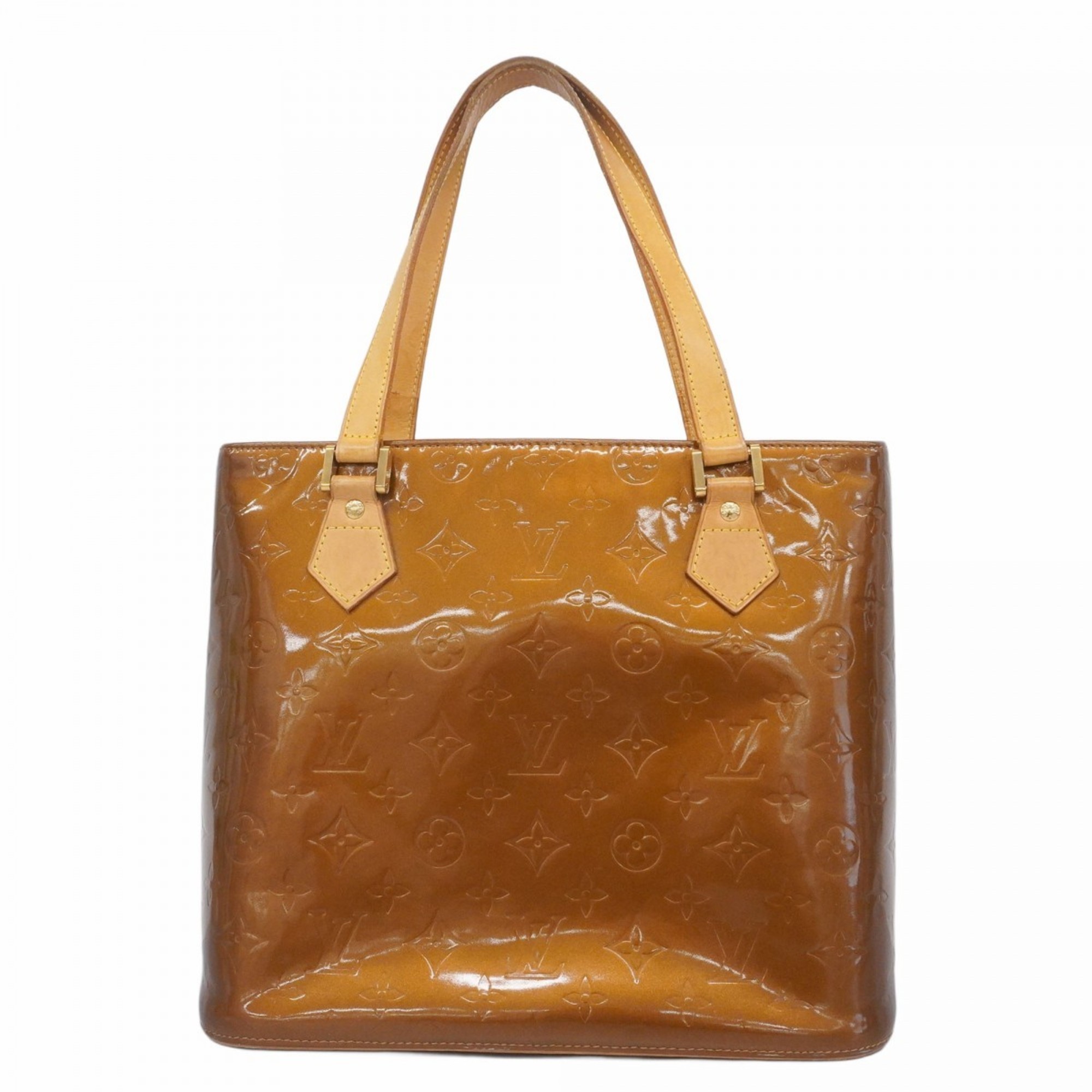 Louis Vuitton Vernis Houston Tote Bag M91122 Bronze Women’s