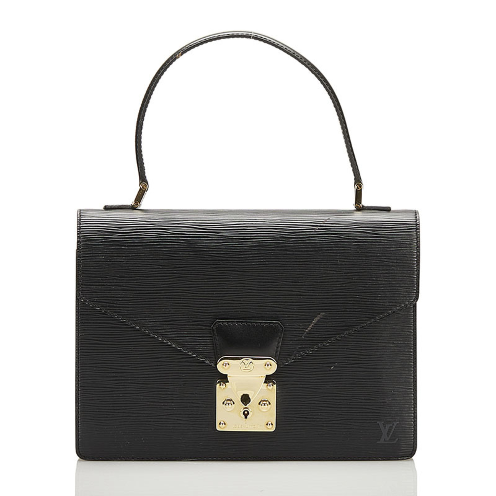 Louis Vuitton Epi Concorde Handbag M52132 Noir Black Leather Women’s LOUIS VUITTON