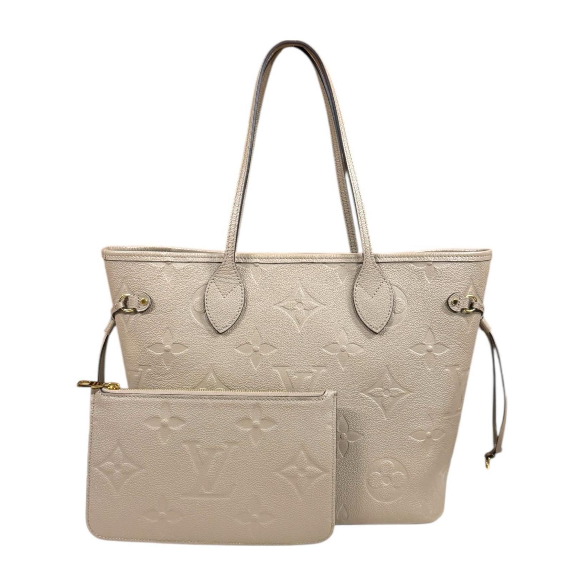 Louis Vuitton Neverfull MM Monogram Empreinte Tote Bag M45686 Beige Women’s LOUIS VUITTON