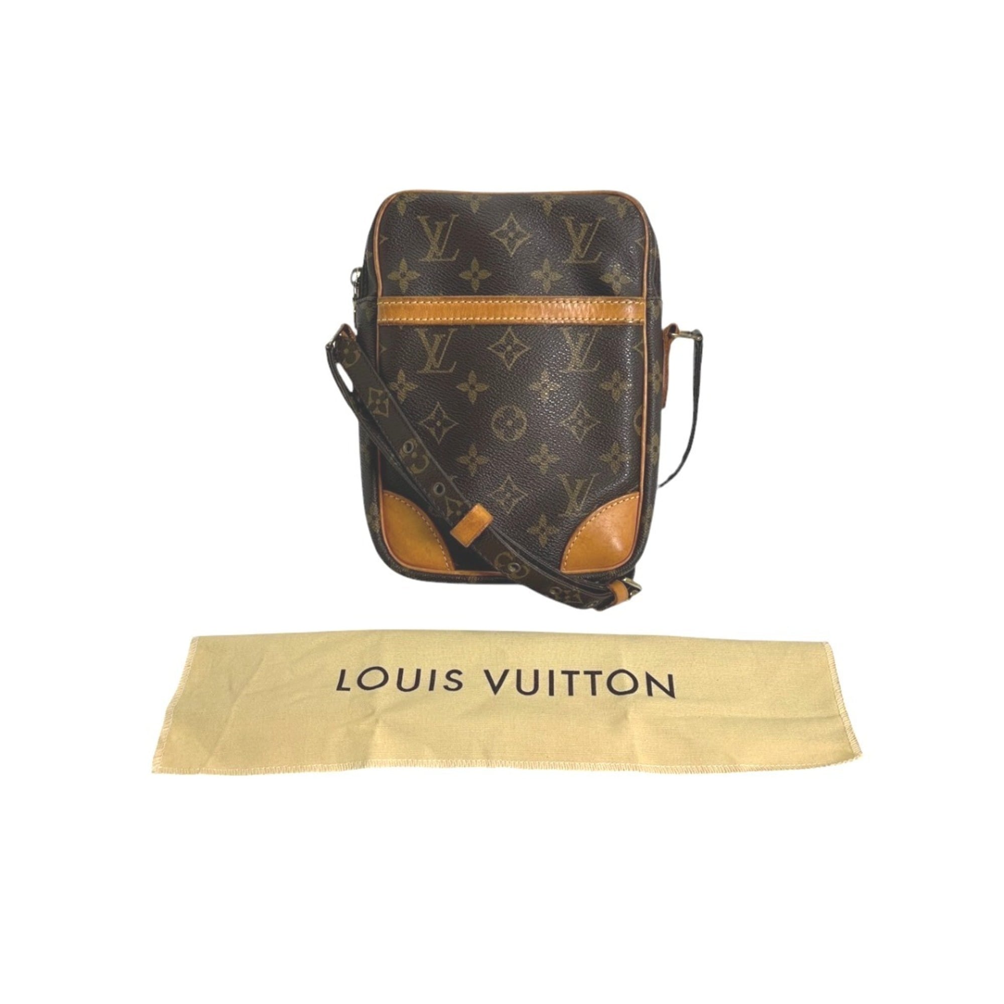 Louis Vuitton LOUIS VUITTON Shoulder Bag Monogram Danube Canvas M45266 Brown