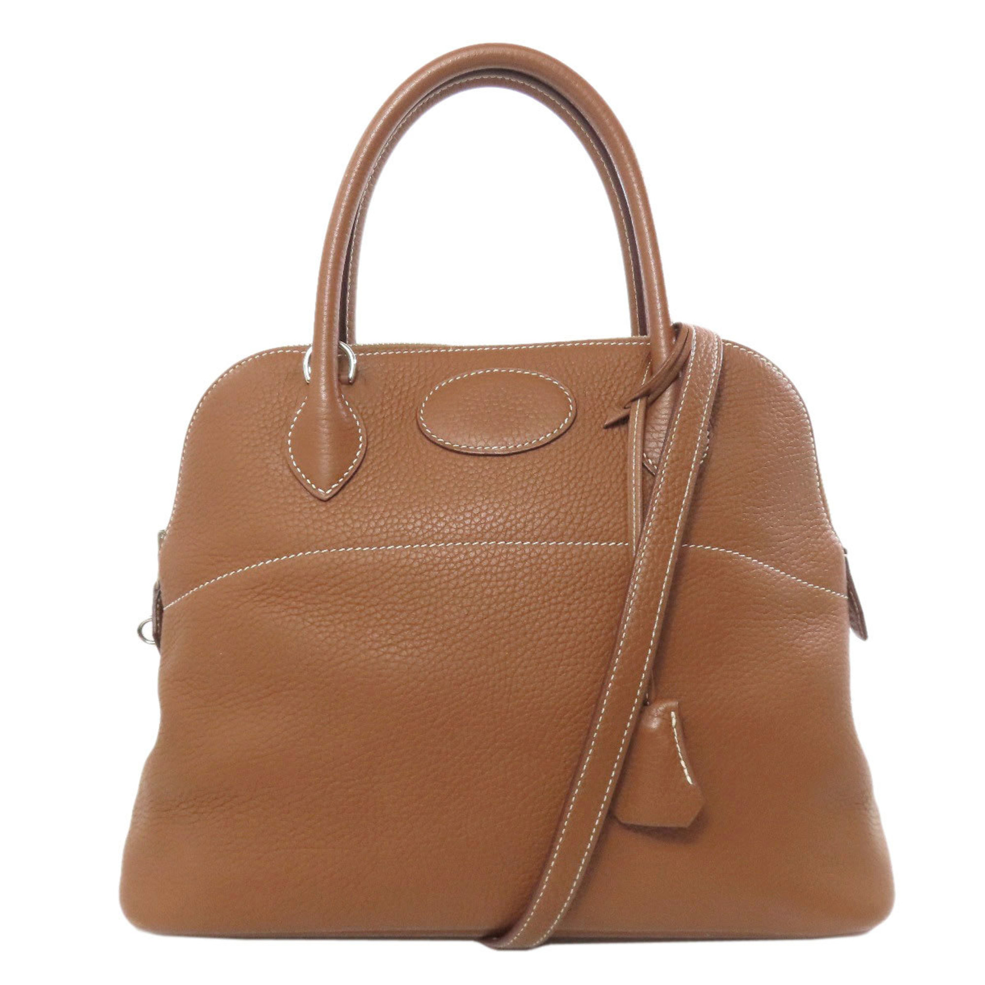 Hermes Bolide 31 Gold Handbag Taurillon Women’s HERMES