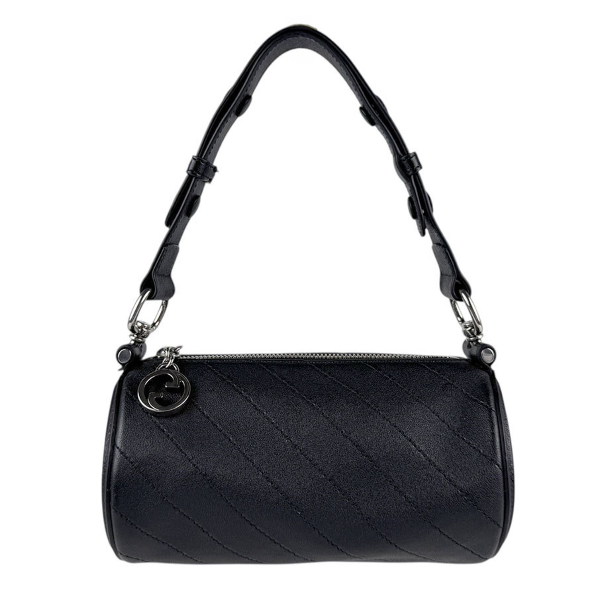 GUCCI Blondie Leather Black Handbag for Women 760170 z5208