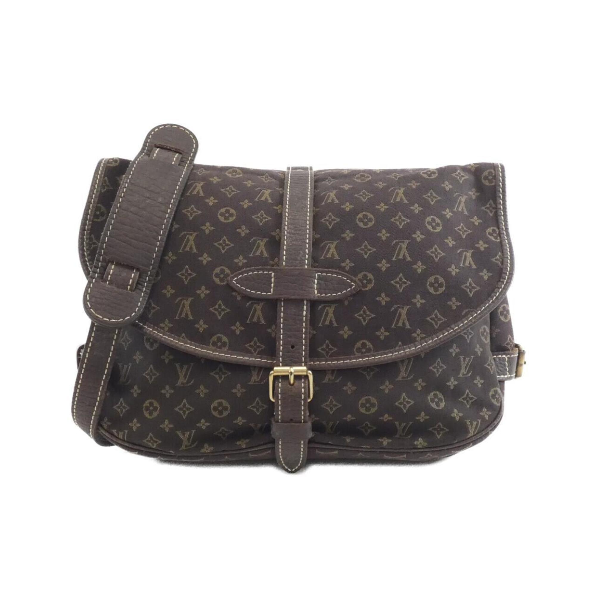 Louis Vuitton Monogram Mini Lin Saumur 30cm Shoulder Bag M95227