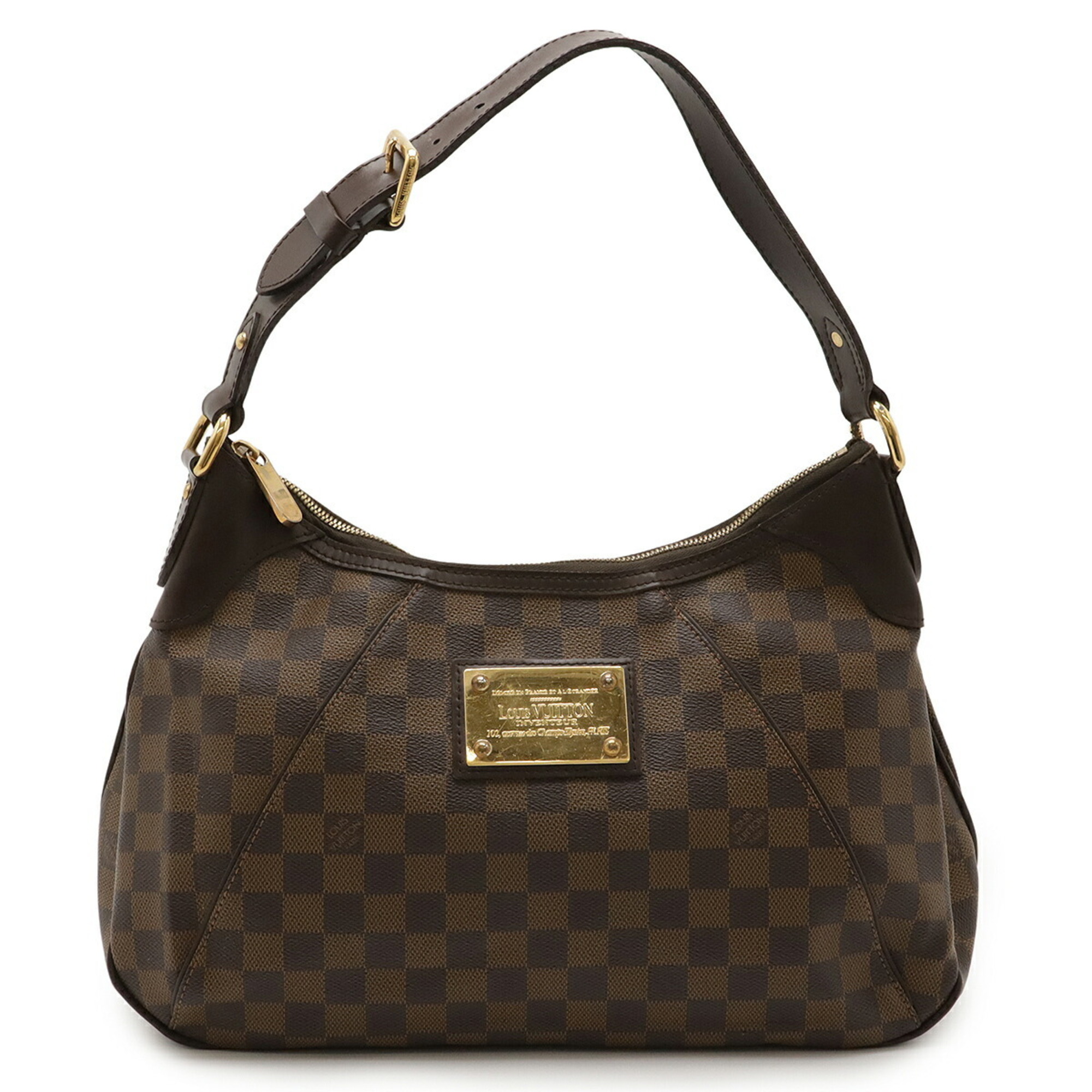 LOUIS VUITTON Damier Thames GM Shoulder Bag N48181