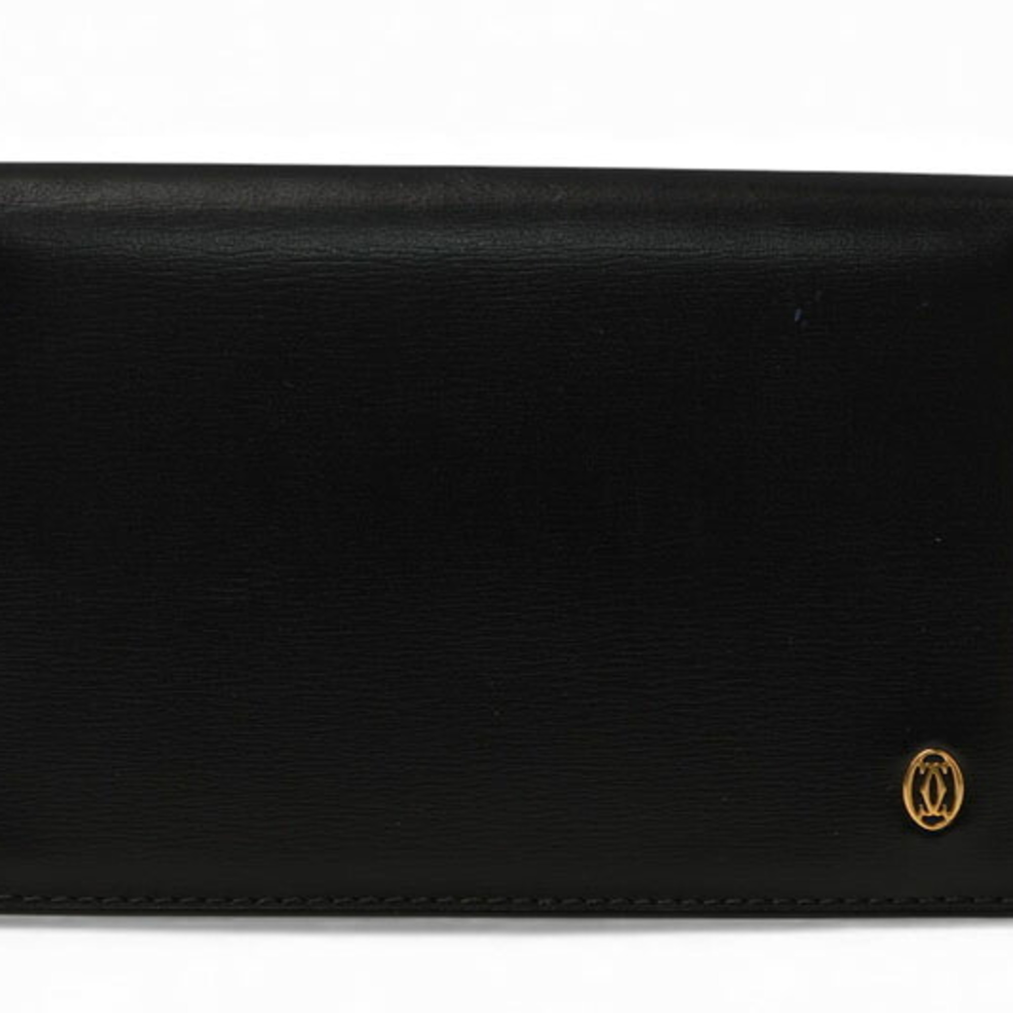 Cartier Pasha Card Case, Business Holder, Pass Calfskin Leather, Black, L3000132